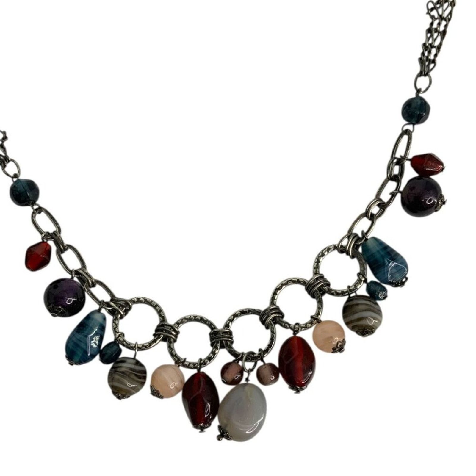 Other Premier Designs Vintage Glass Bead Chain Link Necklace Size ONE SIZE - 2 Thumbnail