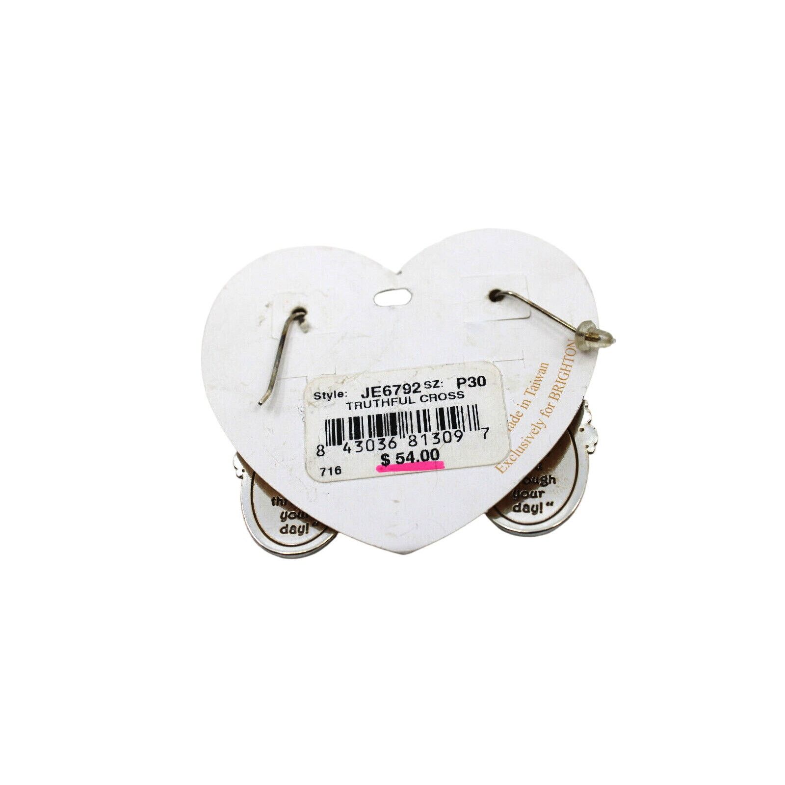 Brighton New BRIGHTON Loving Truthfull Cross Retired Earrings $54 Size ONE SIZE - 3 Thumbnail