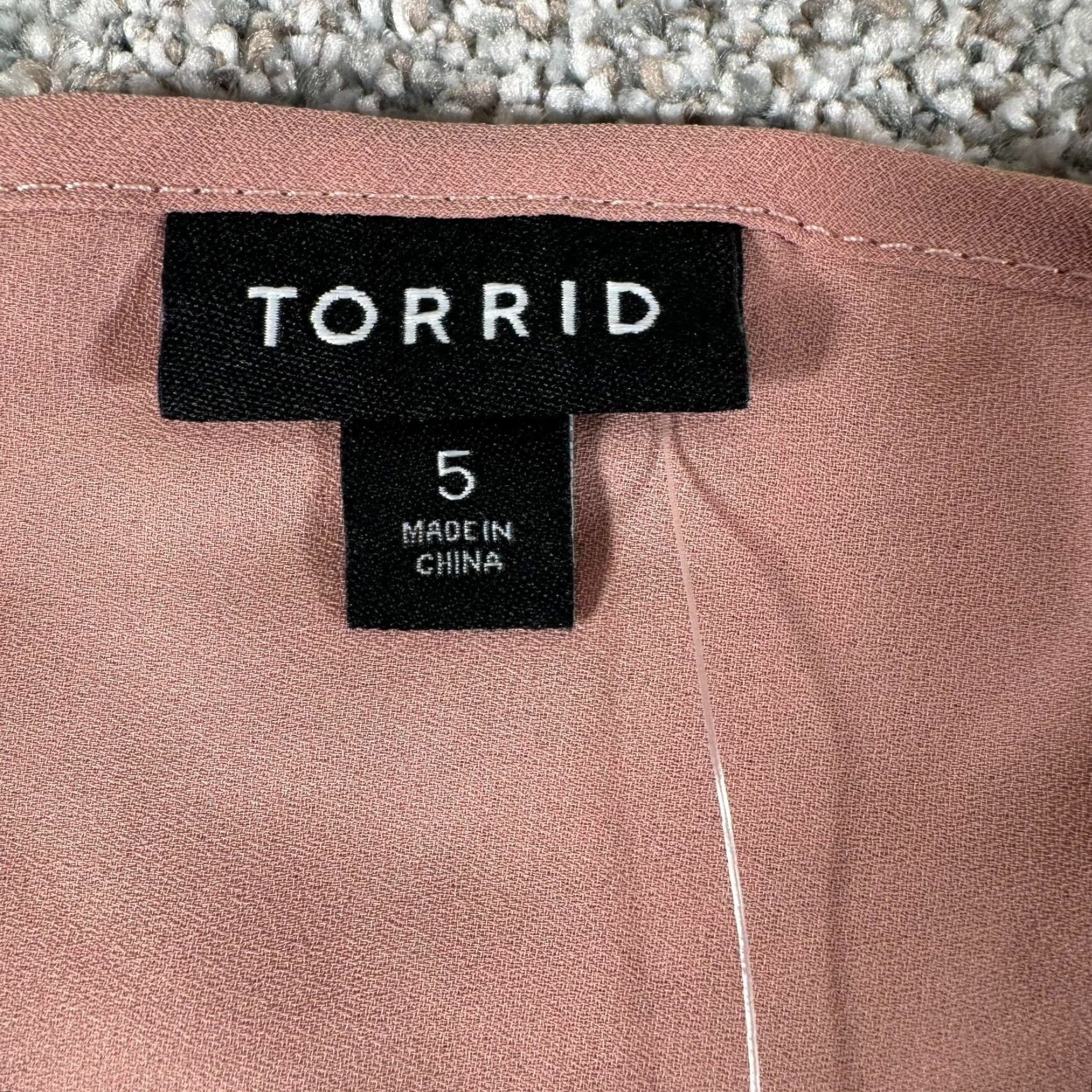 Torrid Torrid Cami Plus Size 5XL Tank Women's Pink Square Neck Spaghetti Strappy Pleated Fairycore Minimalist Flowy Chic Sleeveless 5XL Size XXL / US 16-18 / IT 52-54 - 5 Thumbnail