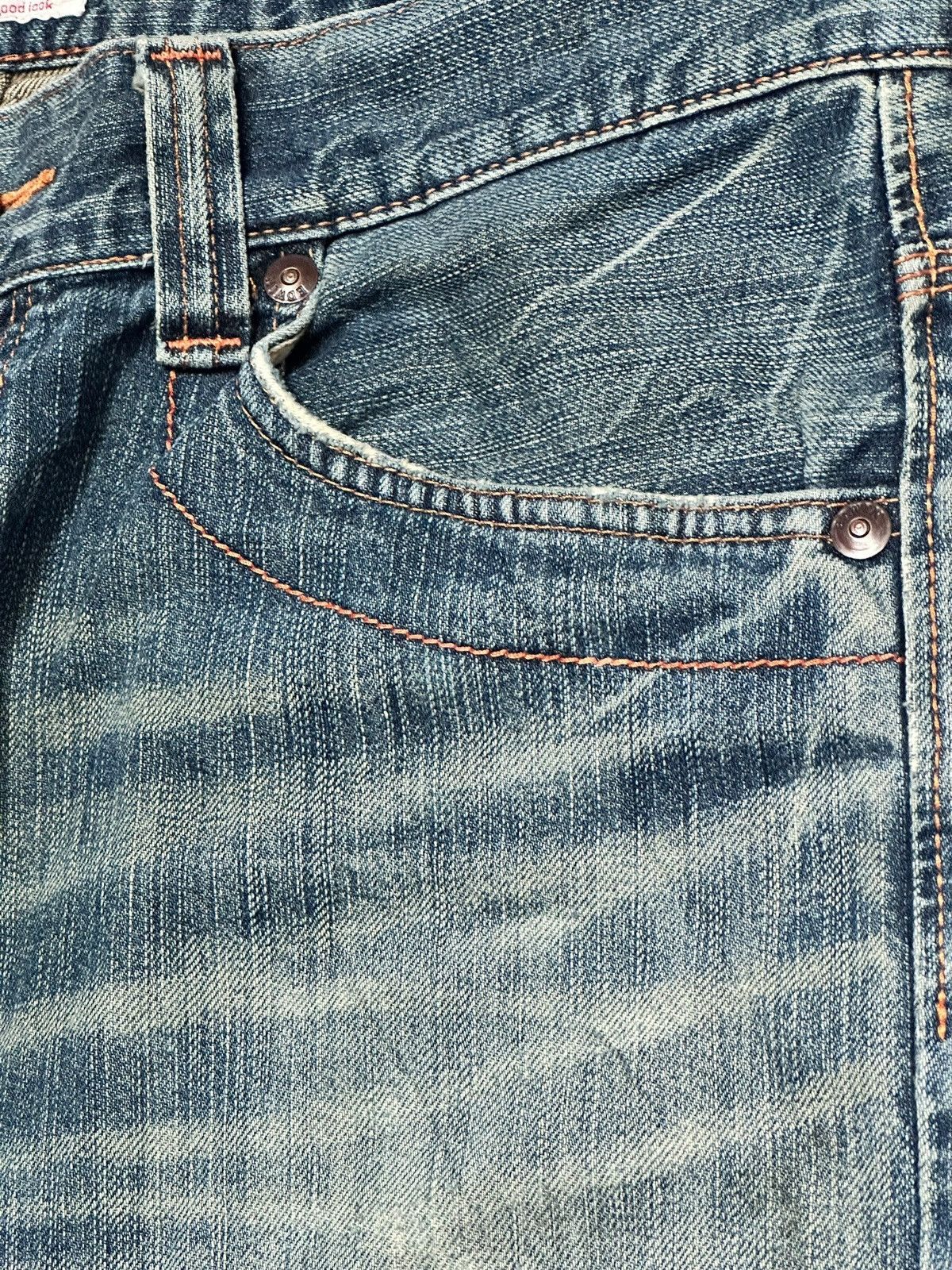 Edwin Edwin 403XVS Jeans | Authentic Denim | Rare Orange Stitching Size US 35 - 6 Thumbnail