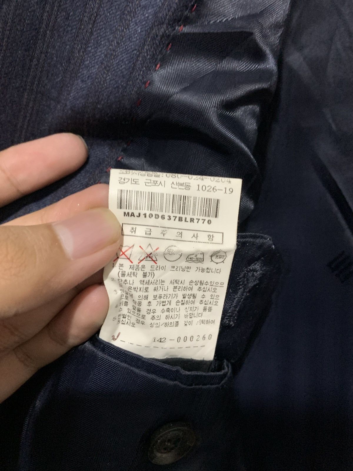 Loro Piana Loro Piana Maestro Cadel Suits Blazer Old Blue Size XL Size 40R - 10 Thumbnail