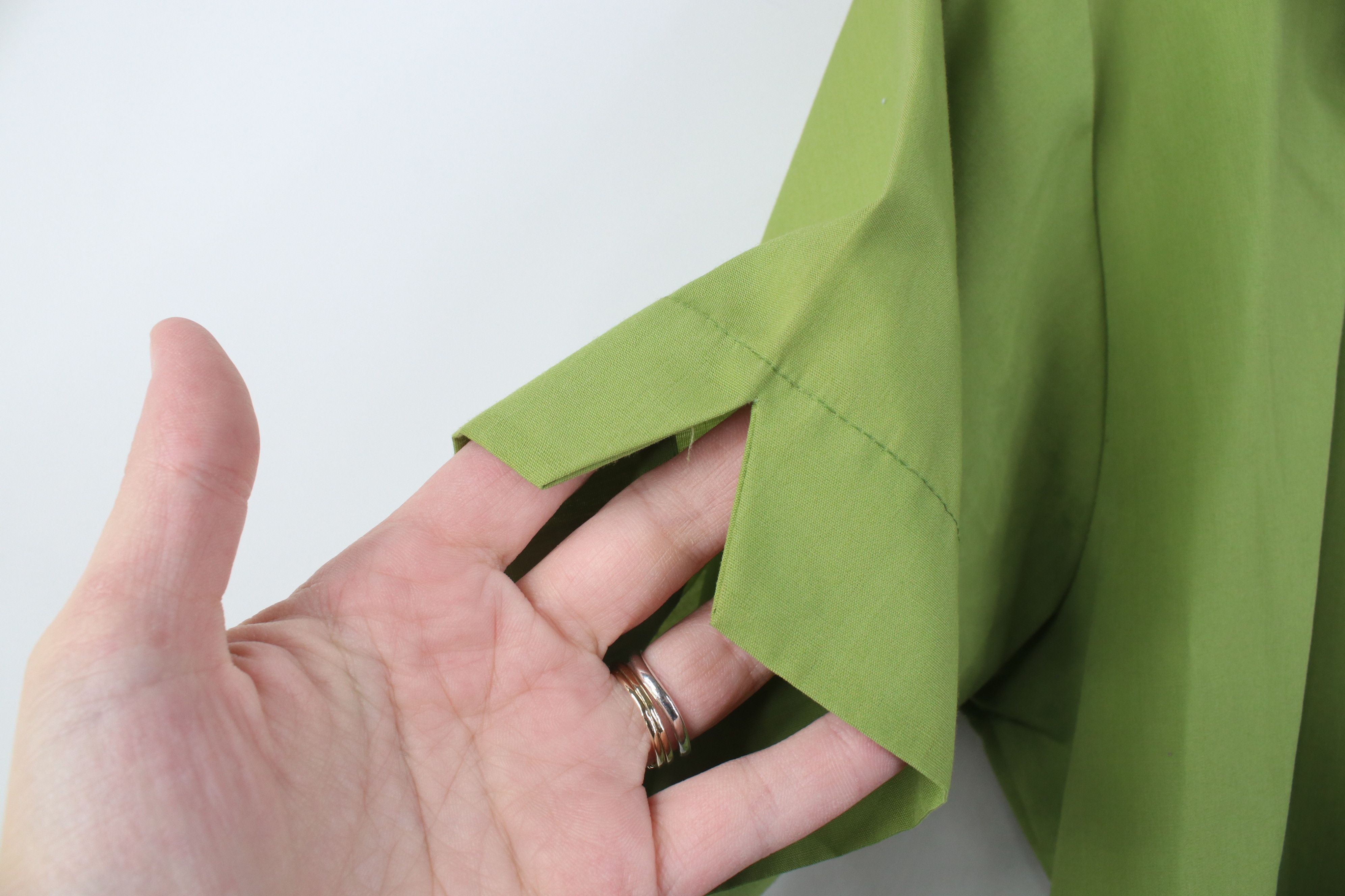 Vintage Vintage 70s Streetwear Short Sleeve Button Shirt Green Size US M / EU 48-50 / 2 - 6 Thumbnail