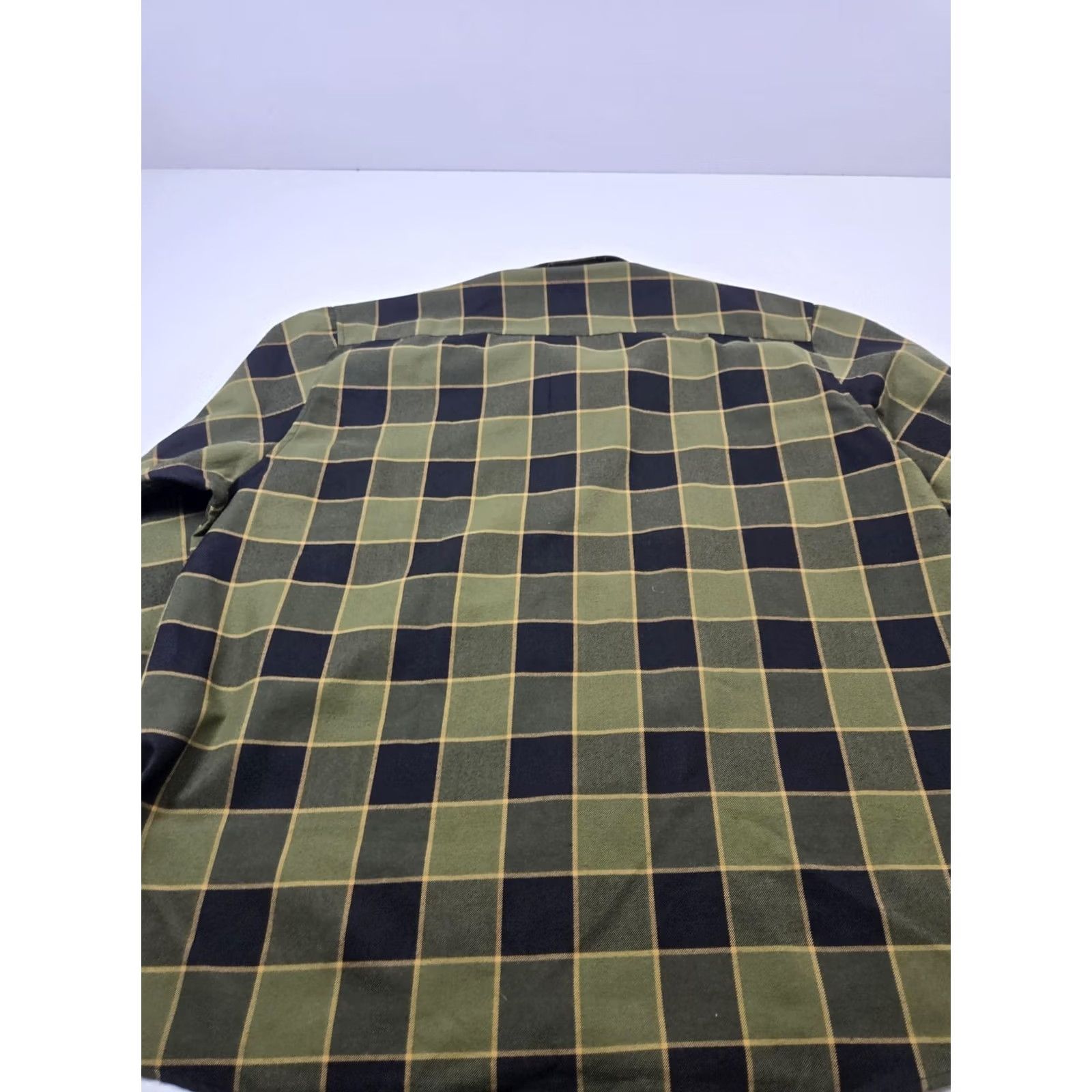 Vintage Dixxon The .223 Flannel Shirt Mens 4XL Green Black Plaid Long Sleeve Button-Up | Polyester | Button Closure | Pockets | 2 Chest Pockets | Mens Size US XXL / EU 58 / 5 - 7 Thumbnail