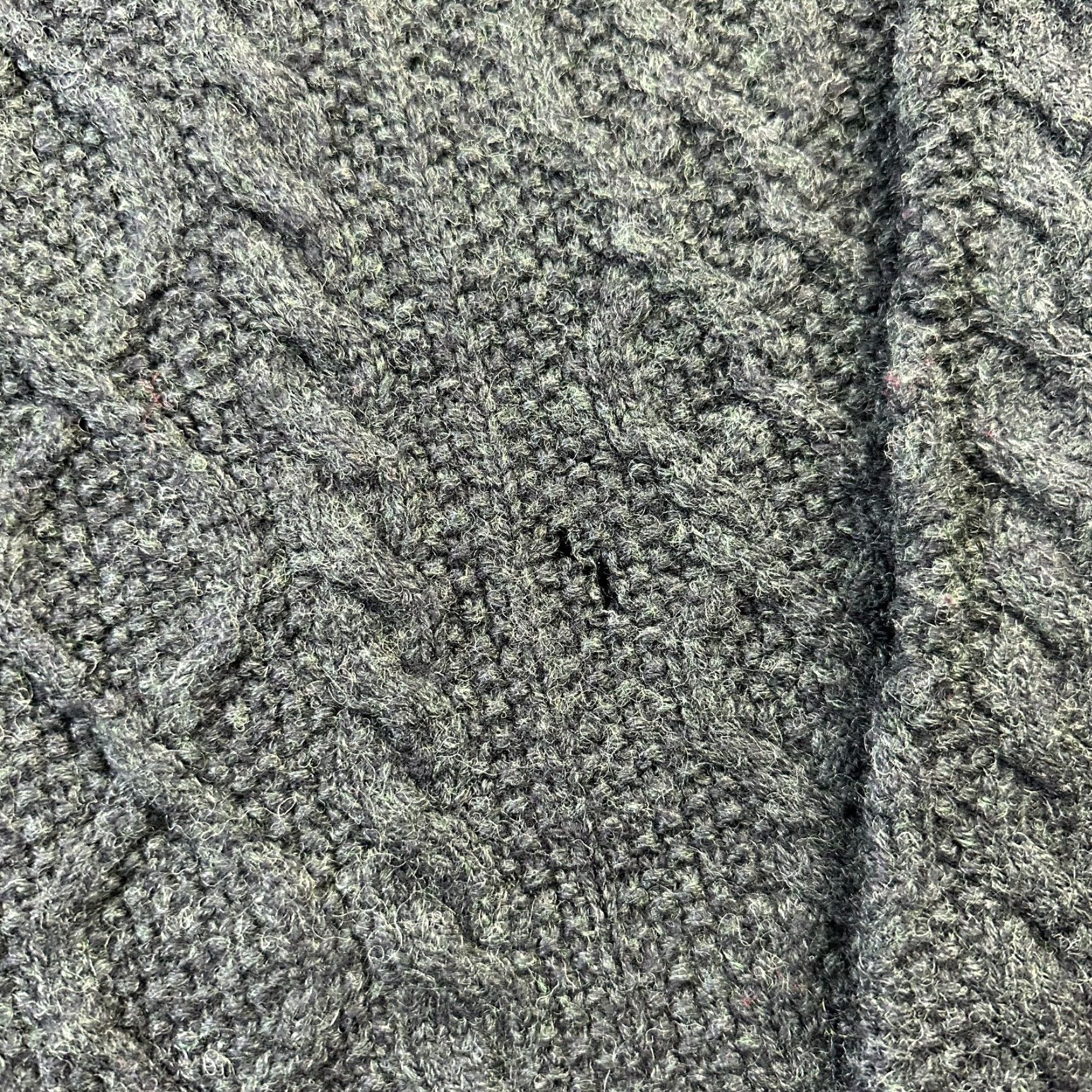 J.Crew VINTAGE J Crew Sweater Mens Large Green Oarsman Fisherman Cable Knit Wool Size US L / EU 52-54 / 3 - 5 Thumbnail