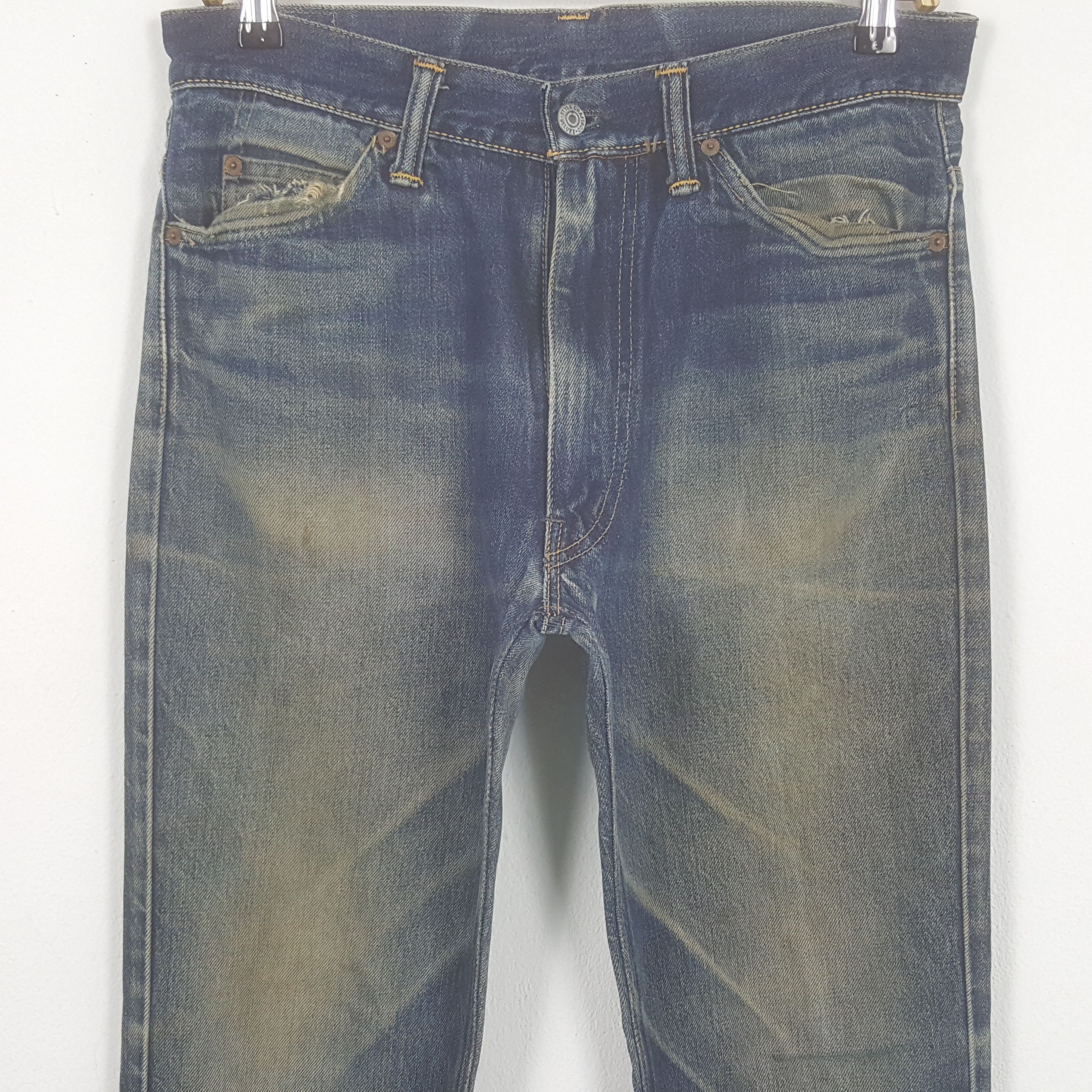 Evisu × If Six Was Nine × Vintage Vintage Evisu Japanese Brand Daicock Custom Art Denim Jeans Size US 31 - 4 Thumbnail