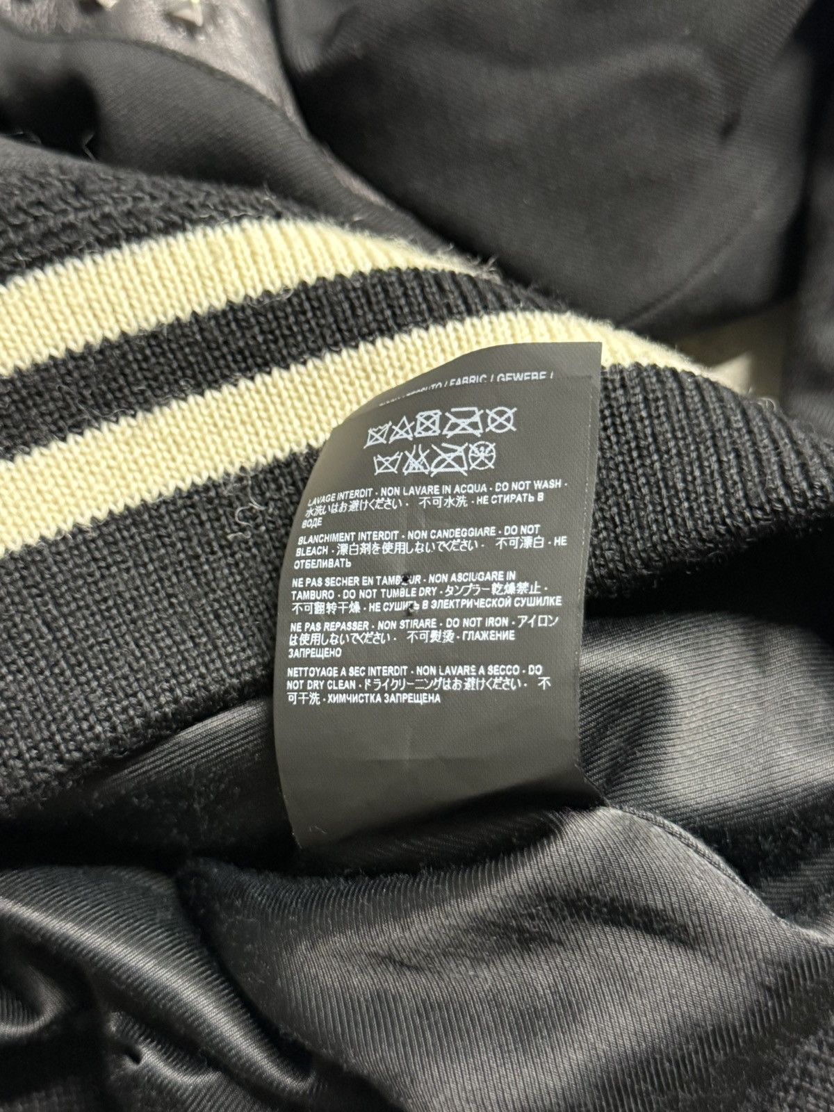 Saint Laurent Paris Saint Laurent S/S16 Studded Surf & Sound Teddy Jacket Size US M / EU 48-50 / 2 - 9 Thumbnail
