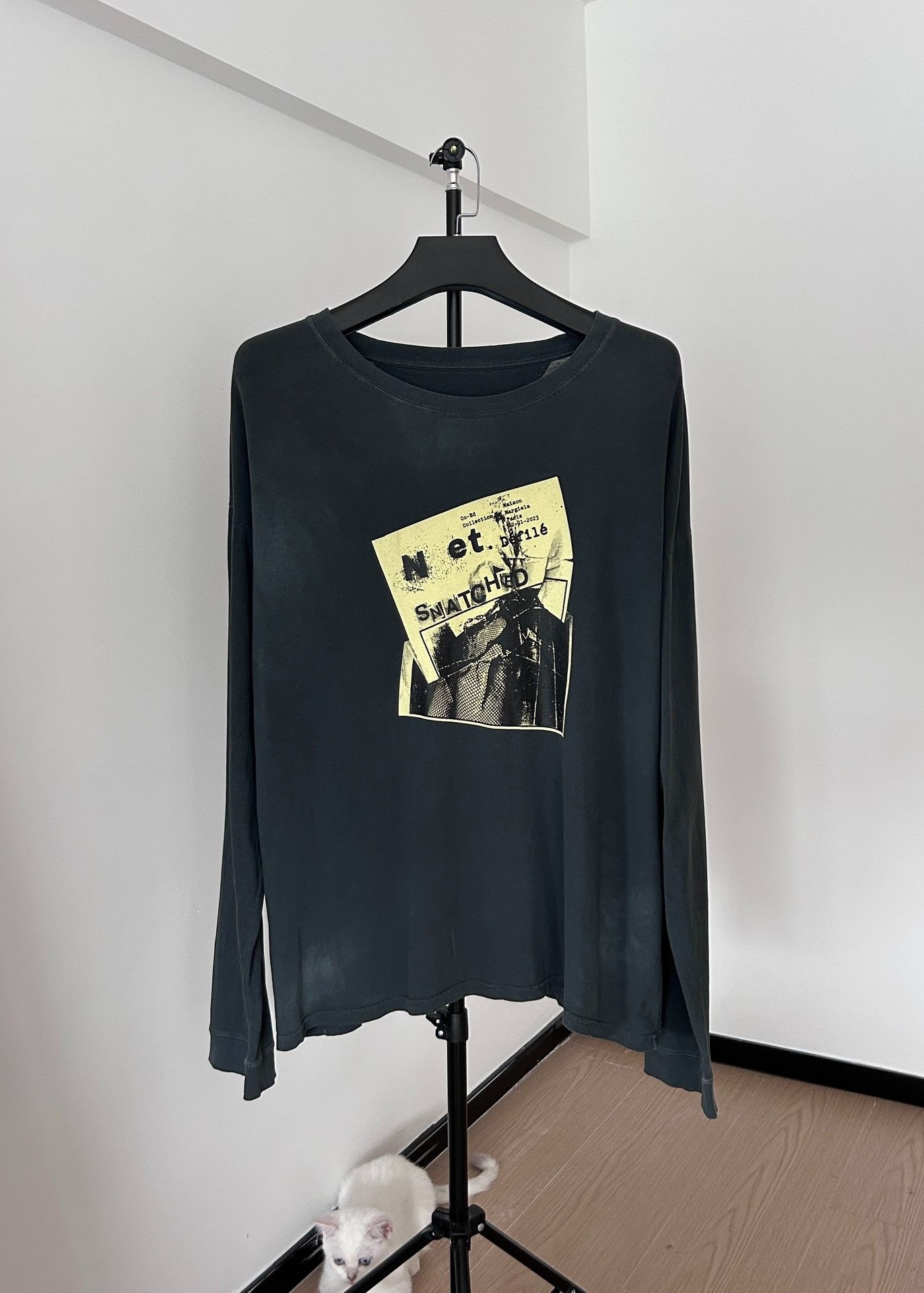 Maison Margiela Wash and make old printed T-shirts 2501-Nex