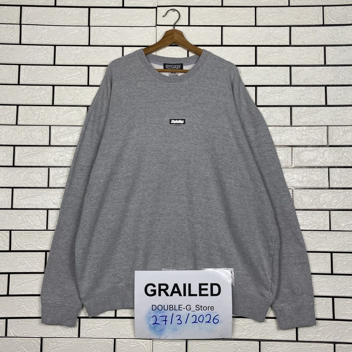 Japanese Brand Stylekey Sweatshirt Full Print Punk Design Size US XXL / EU 58 / 5 - 1 Thumbnail