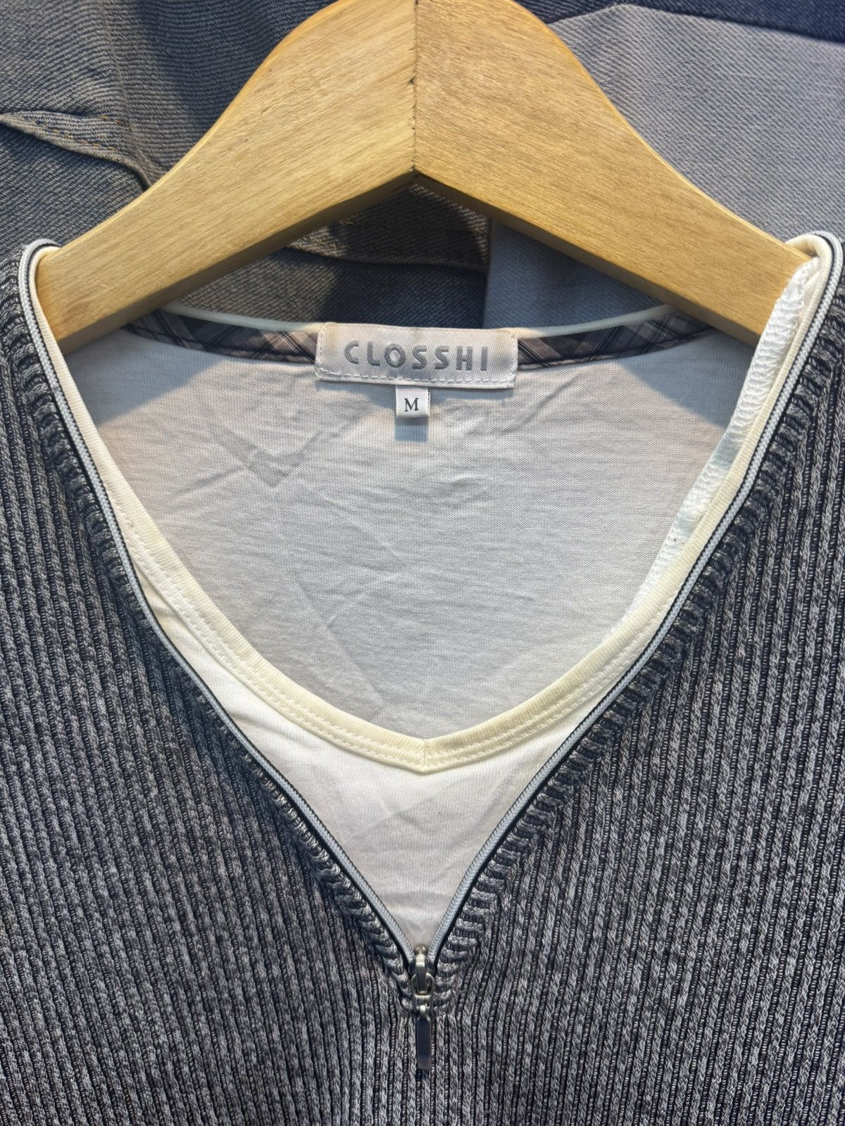 If Six Was Nine × Japanese Brand × Le Grande Bleu (L.G.B.) Double Layers Closshi Long Sleeve Size US M / EU 48-50 / 2 - 5 Thumbnail