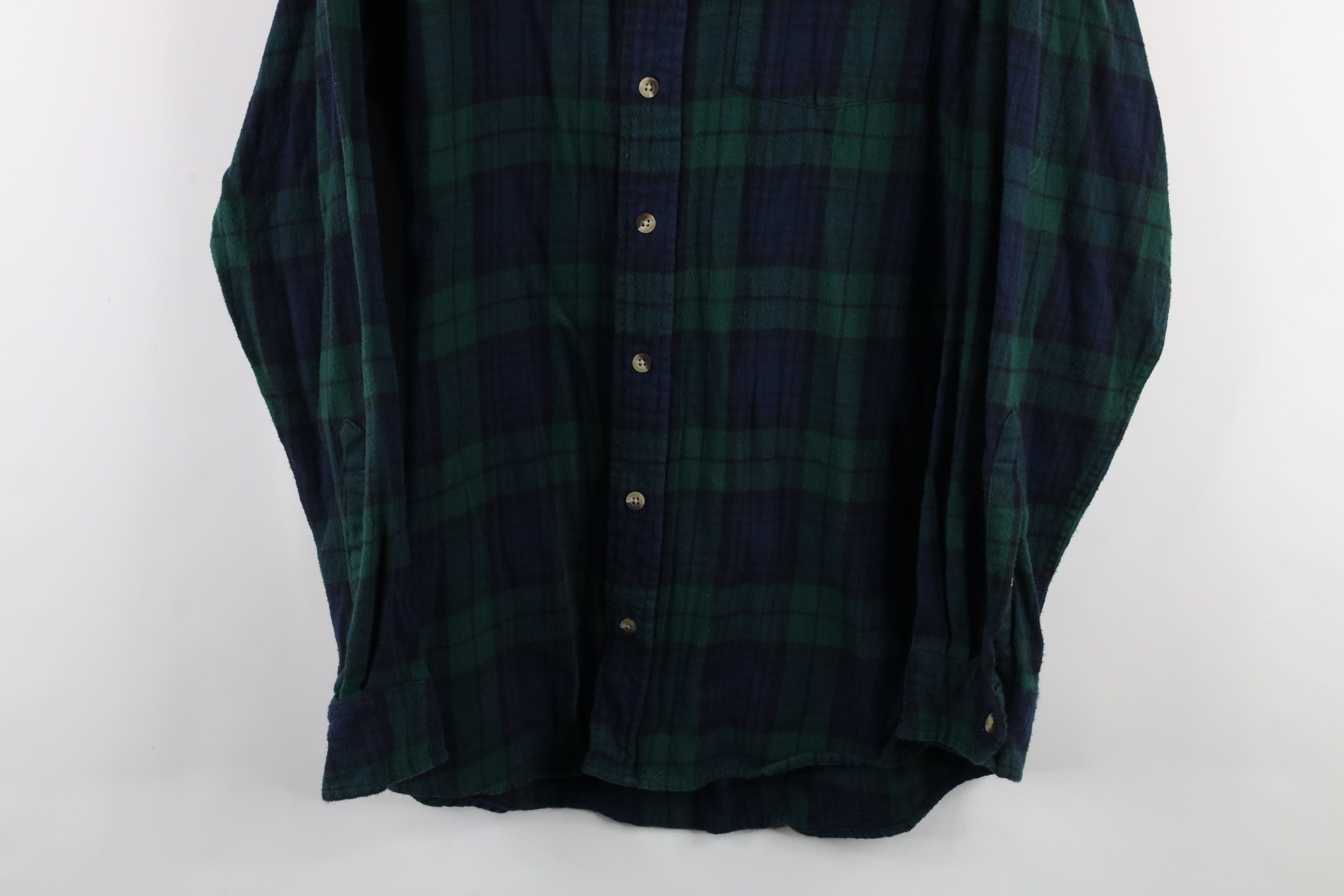 Vintage Vintage 90s Streetwear Collared Button Down Shirt Plaid Size US XL / EU 56 / 4 - 3 Thumbnail