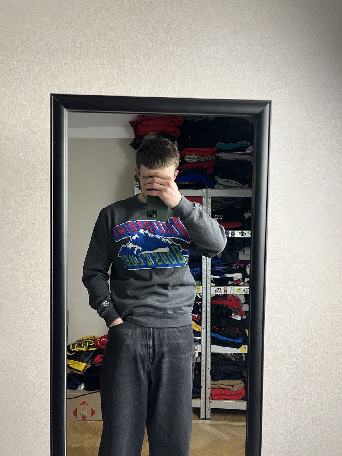Billionaire Boys Club Billionaire Boys Club Mountain Spellout Crewneck Sweatshirt Size US M / EU 48-50 / 2 - 2 Thumbnail