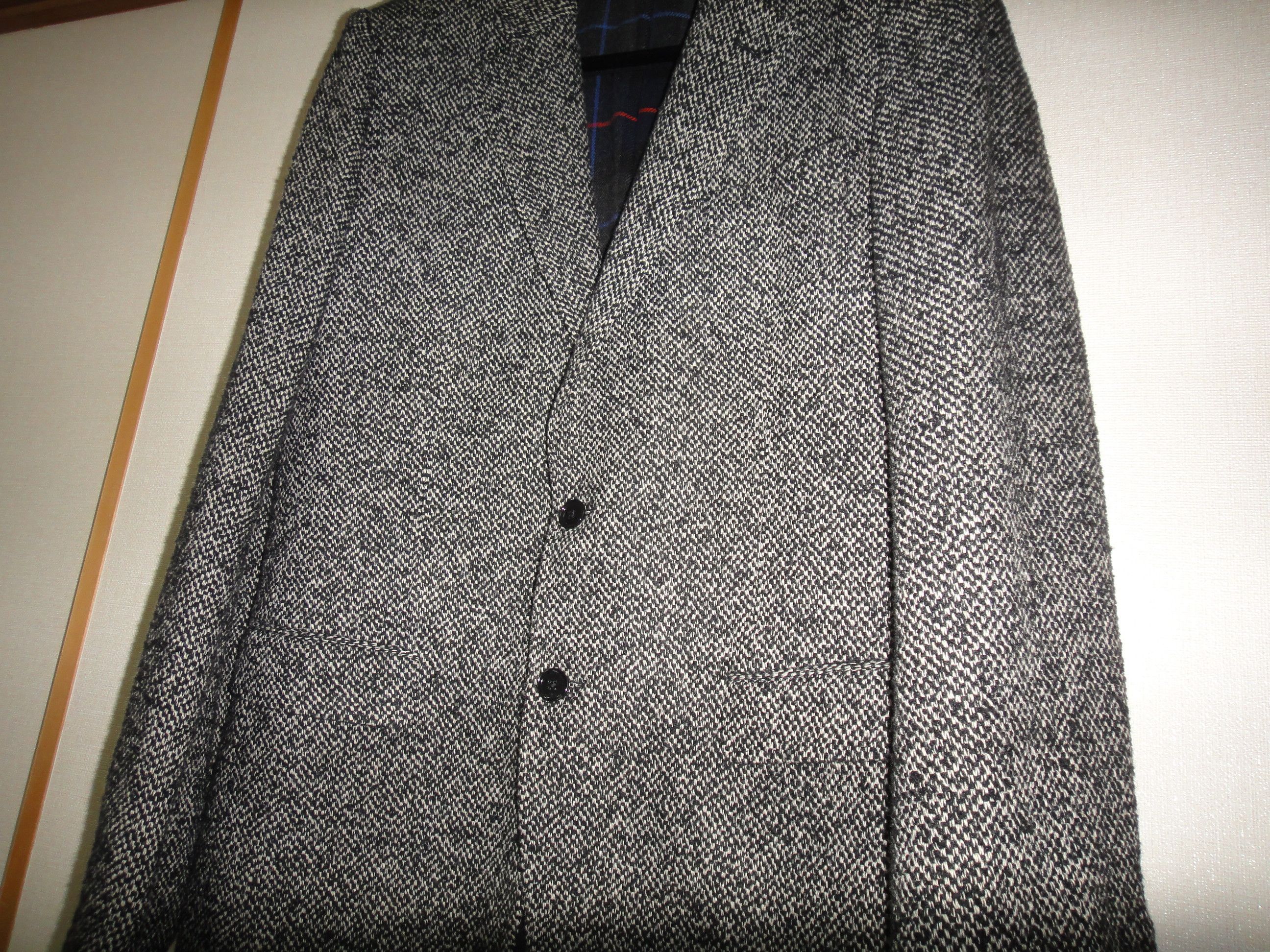 Dolce & Gabbana DOLCE&GABBANA Black Label Tweed Jacket Wool Blend Excellent Size 50R - 2 Thumbnail