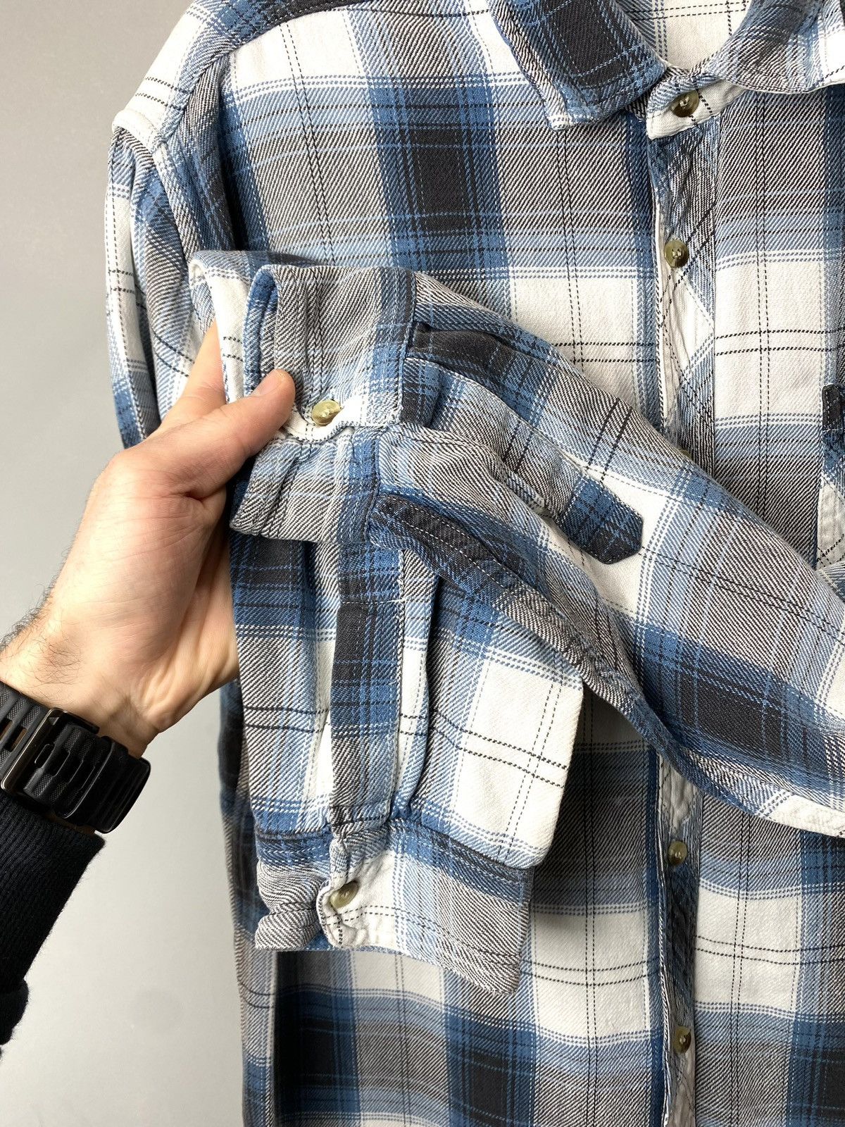 Flannel 90’s Vintage Flannel Plaid Shirt Checkered Travis Scott Size US L / EU 52-54 / 3 - 5 Thumbnail