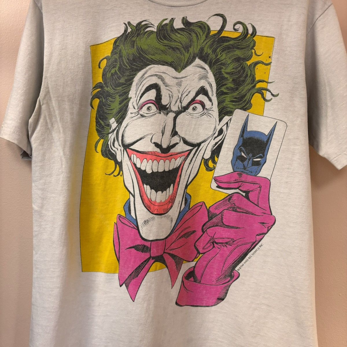 DC × Vintage 1988 "THE JOKER" Vintage "BATMAN" Adult Large TEE-SHIRT Size US XL / EU 56 / 4 - 3 Thumbnail