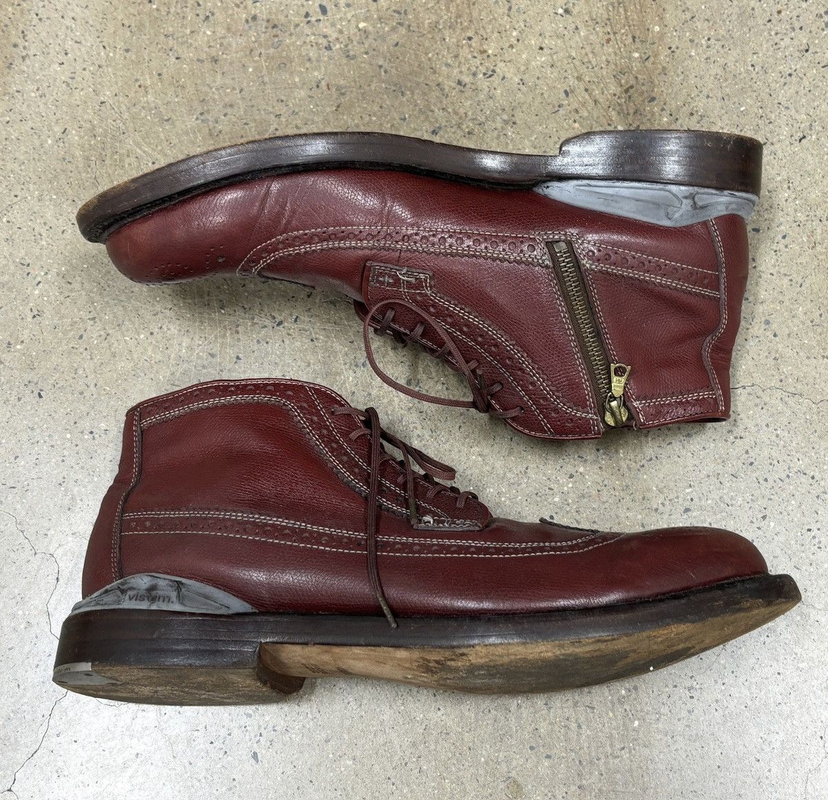 Visvim Visvim Patrician Mid W.T. Folk（horsehide） Size US 11 / EU 44 - 5 Thumbnail