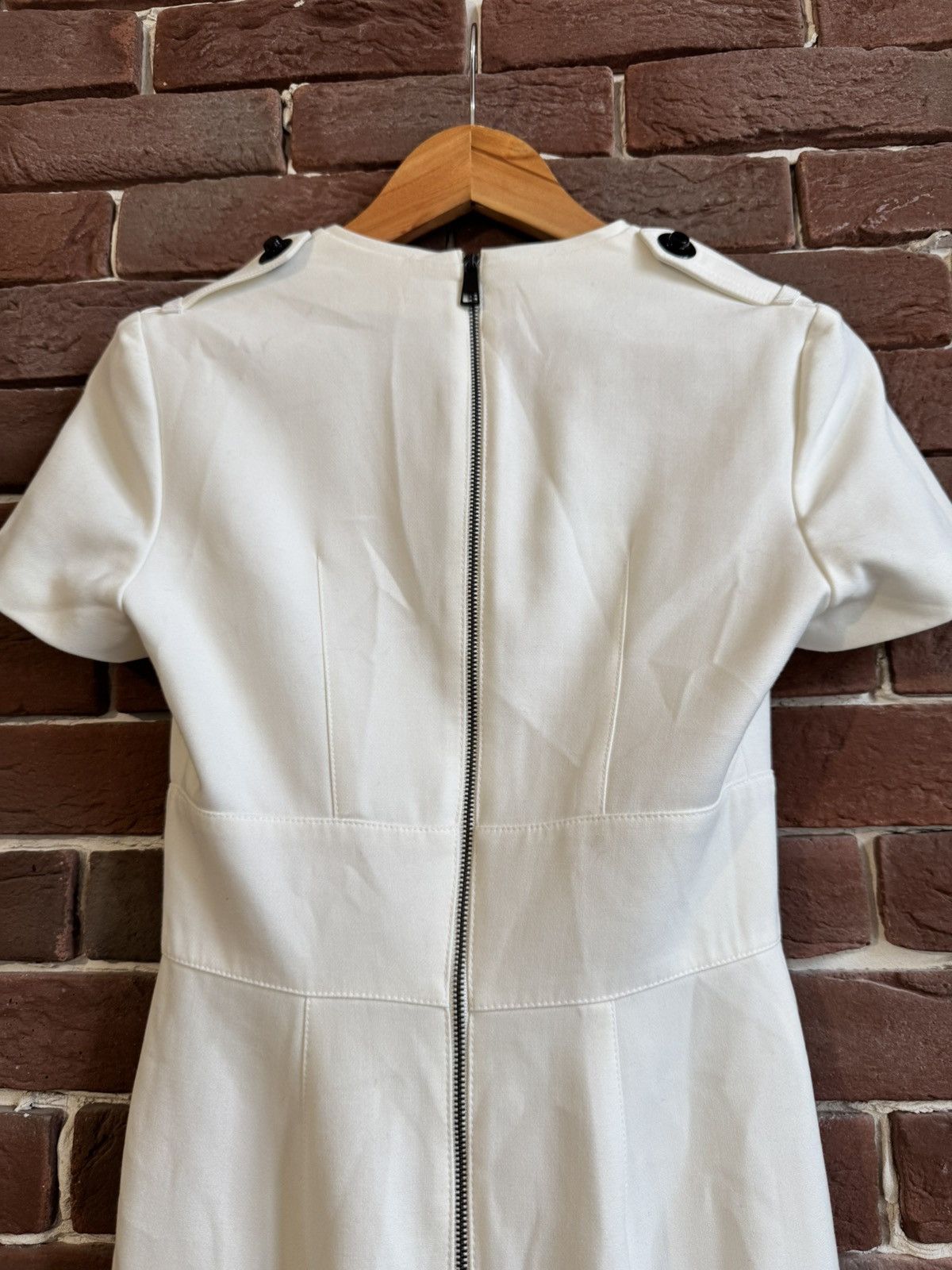 Burberry Vintage Y2K Burberry Luxury Dress Designer 36IT White Size XS / US 0-2 / IT 36-38 - 7 Thumbnail
