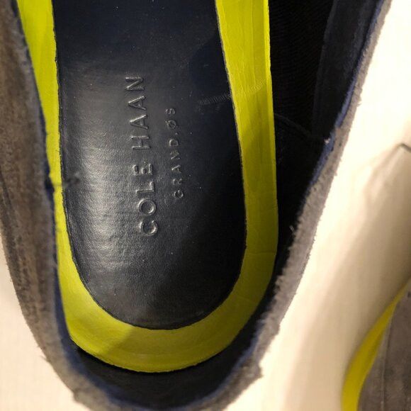 Cole Haan COLE HAAN MEN'S GRAY LEATHER CASUAL SHOES SIZE: 11W Size US 11 / EU 44 - 13 Thumbnail