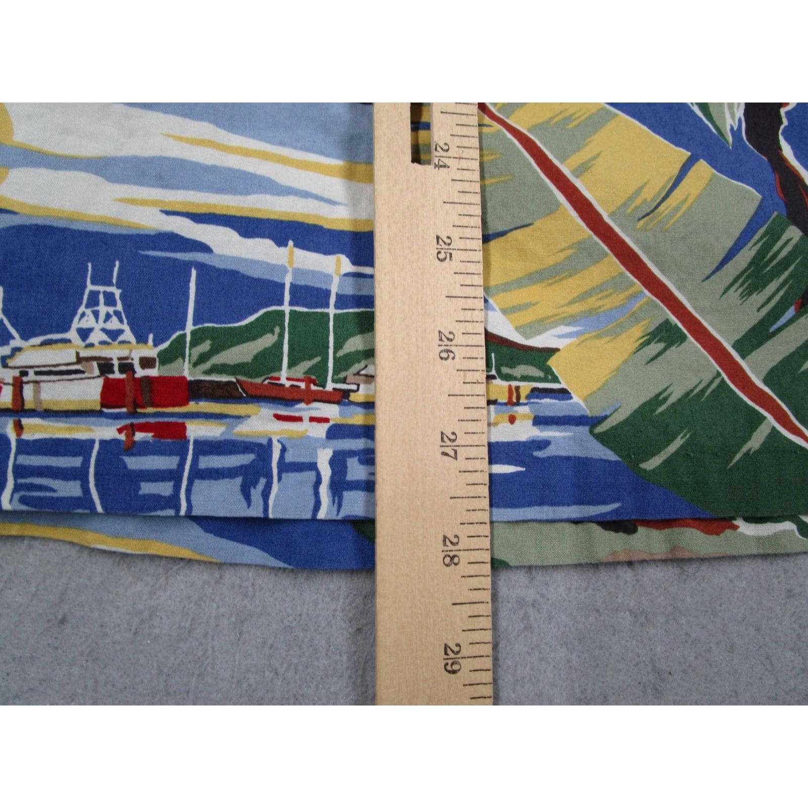 Reyn Spooner VINTAGE Reyn Spooner Hawaiian Shirt Mens Large Short Sleeve Cotton Button-Up Graphic Print 3-Button Popover Harbor Sailing Coastal Blue Mens Size US L / EU 52-54 / 3 - 6 Thumbnail