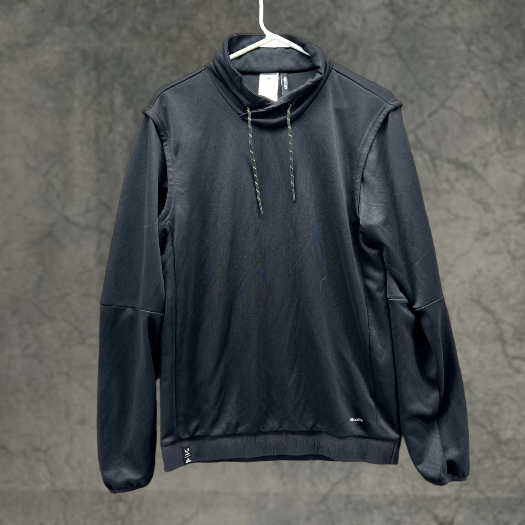 Adidas Adidas Sweater Men Small Adult Black Athletic Pullover Cowl Size US S / EU 44-46 / 1 - 1 Thumbnail