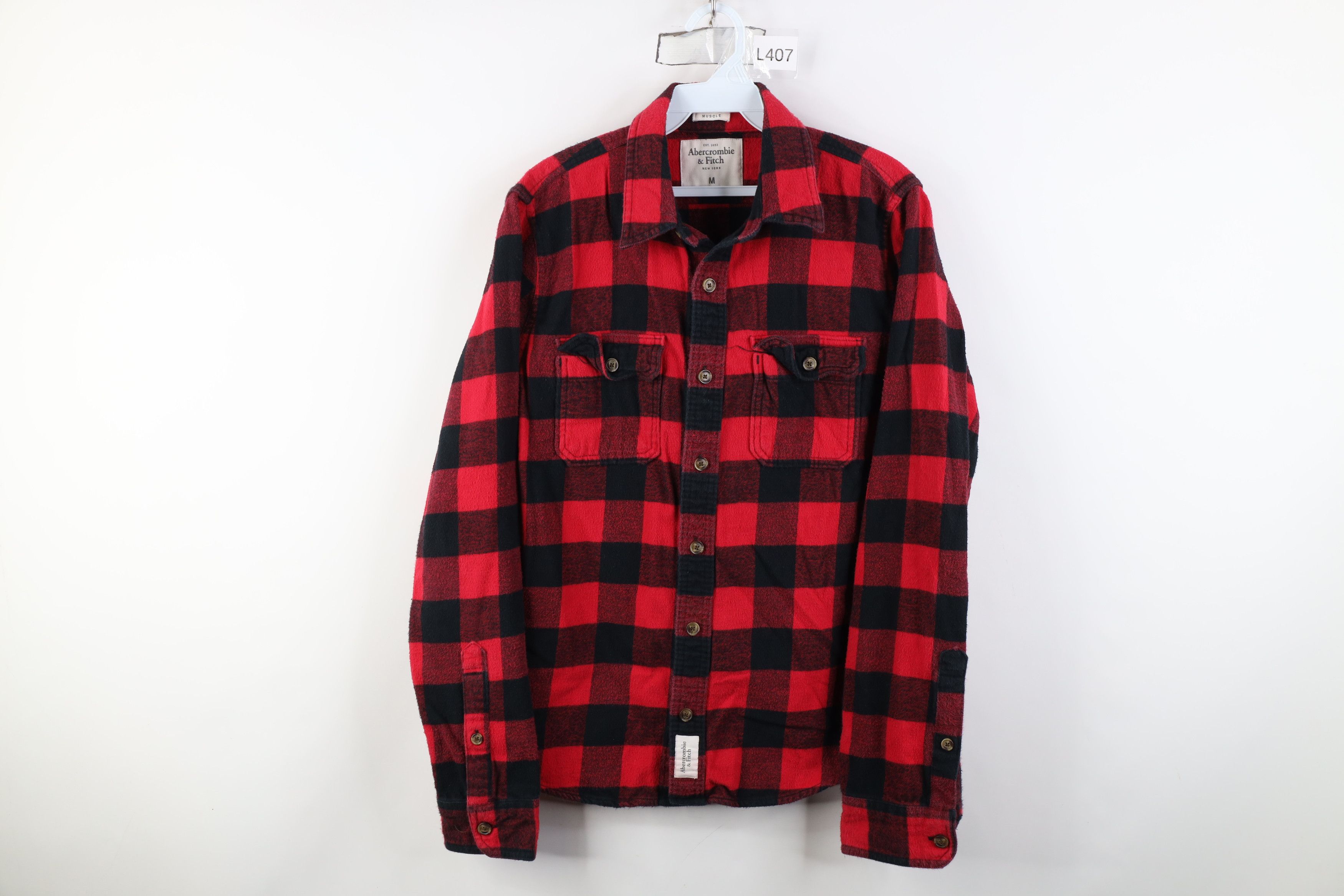 Abercrombie & Fitch Vintage 90s Y2K Abercrombie & Fitch Flannel Button Shirt Size US M / EU 48-50 / 2 - 1 Thumbnail