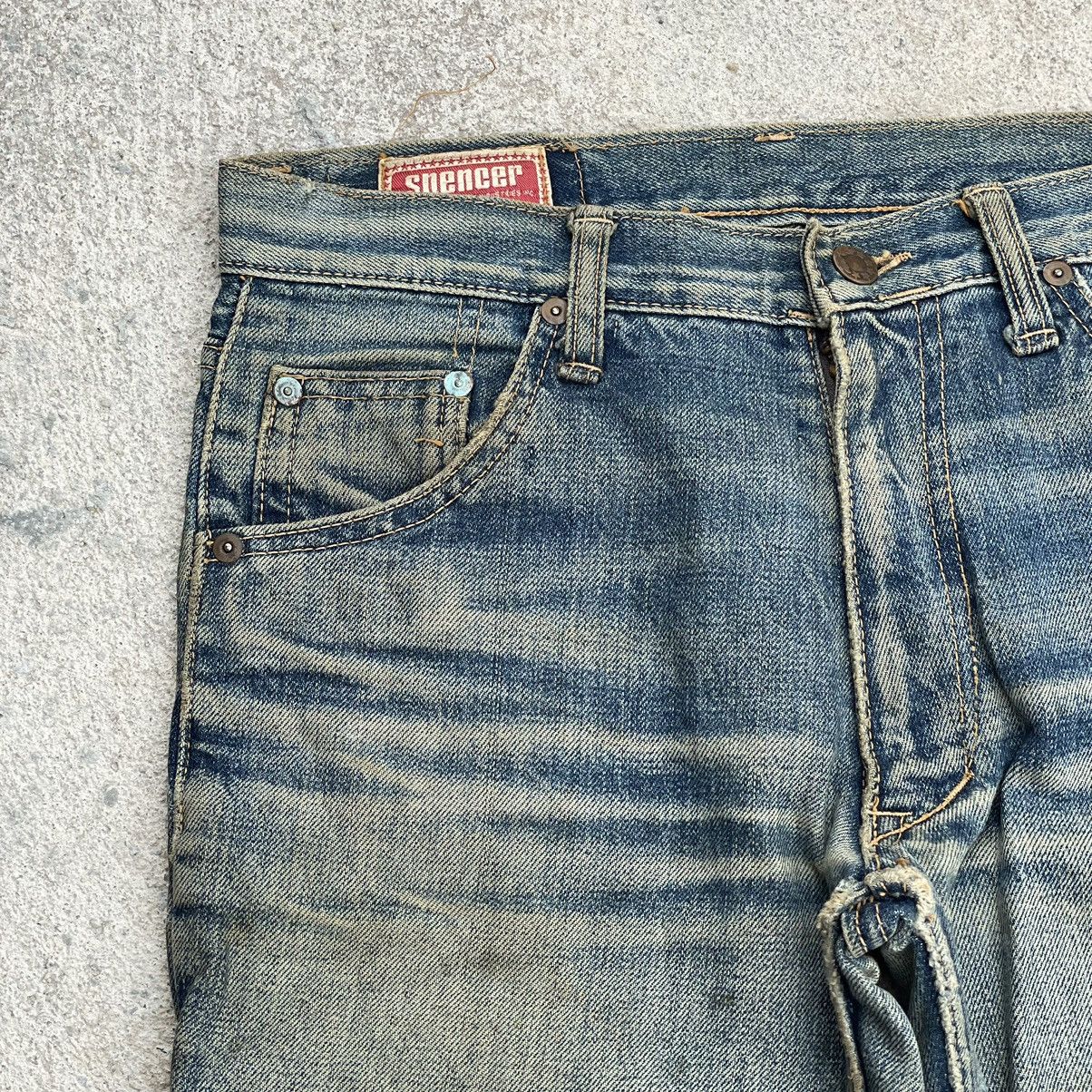 Marks & Spencer × Vintage “SPENCER” CRAZY VINTAGE SPENCER BOOTCUT DIRTY JEANS DENIM Size US 30 / EU 46 - 6 Thumbnail