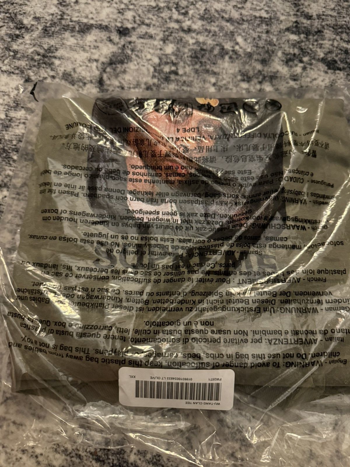 Supreme Supreme Wu-Tang Clan RZA Tee light olive size 2XL IN HAND‼️ Size US XXL / EU 58 / 5 - 2 Thumbnail