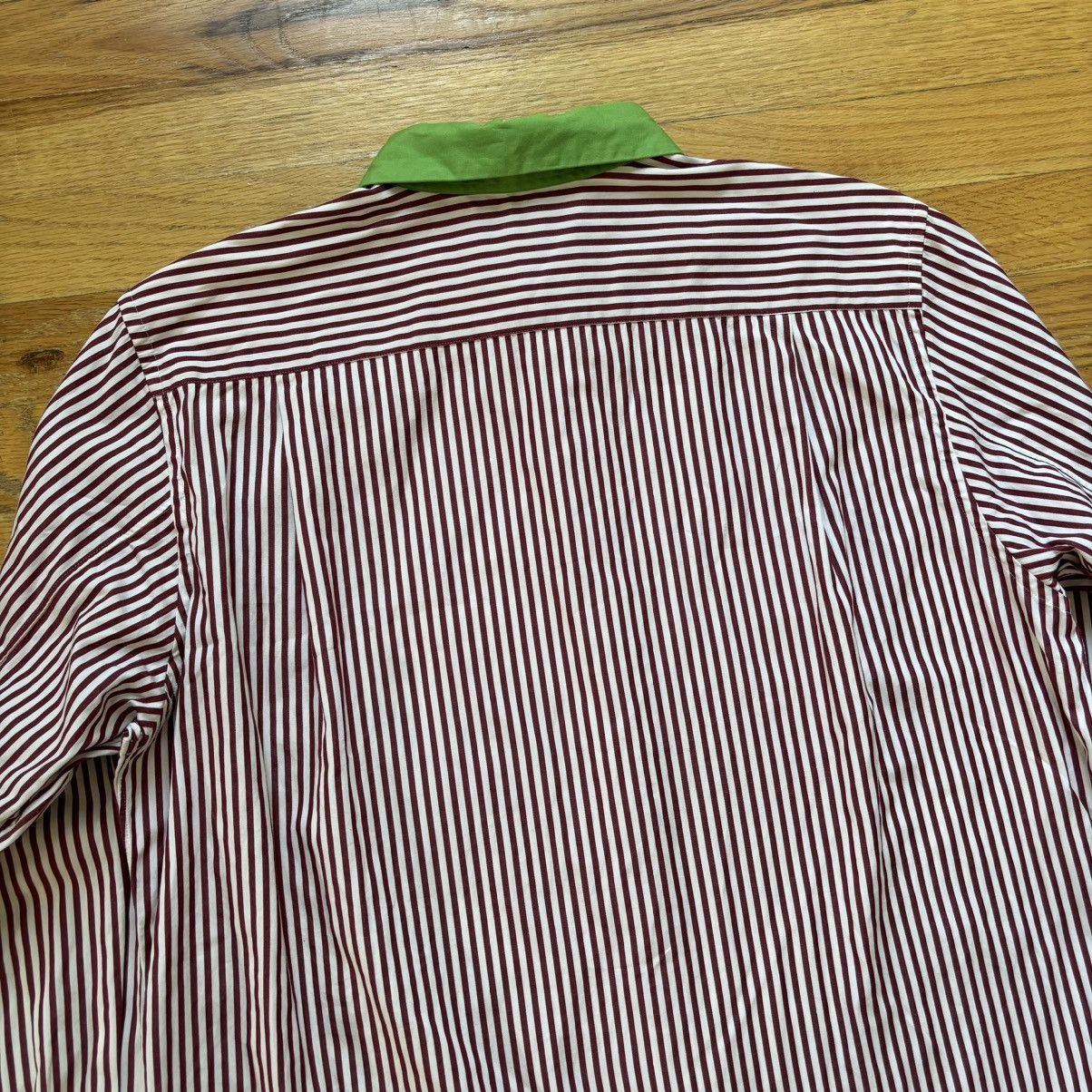 Comme des Garcons Homme Plus SS2002 Striped Button Up Shirt Size US M / EU 48-50 / 2 - 5 Thumbnail