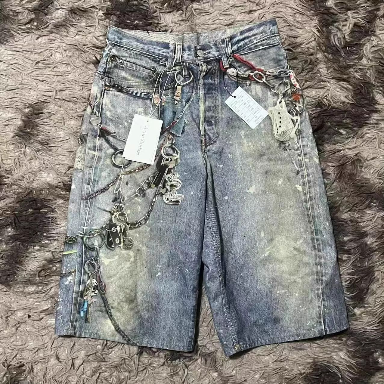 Acne Studios Acne Studios 24FW 3D Print Zip 7/8 Pants 46 Size US 30 / EU 46 - 1 Thumbnail