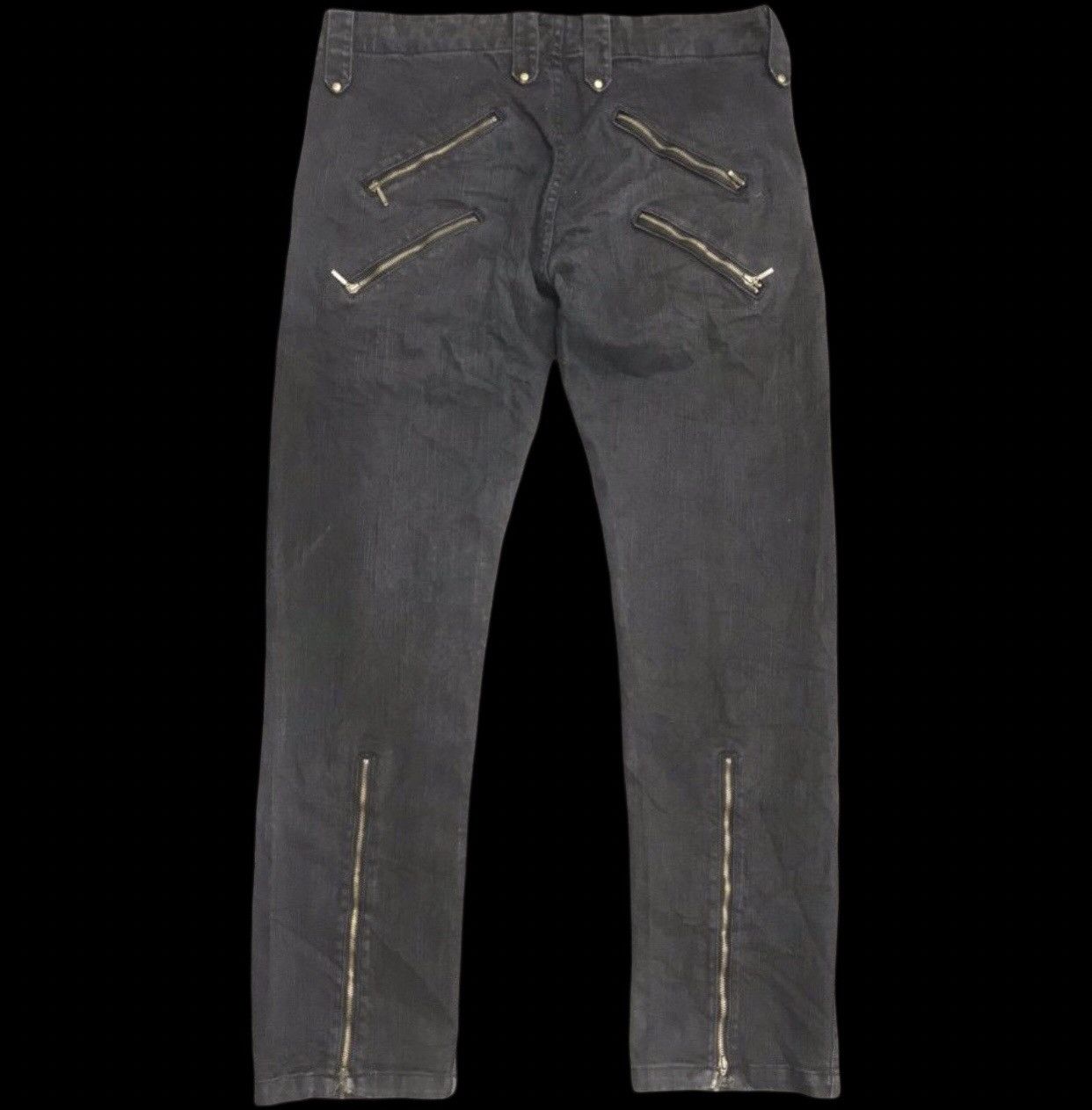 Japanese Brand × Seditionaries M&S Japan Multizipper Rare Pant Size US 33 - 2 Thumbnail