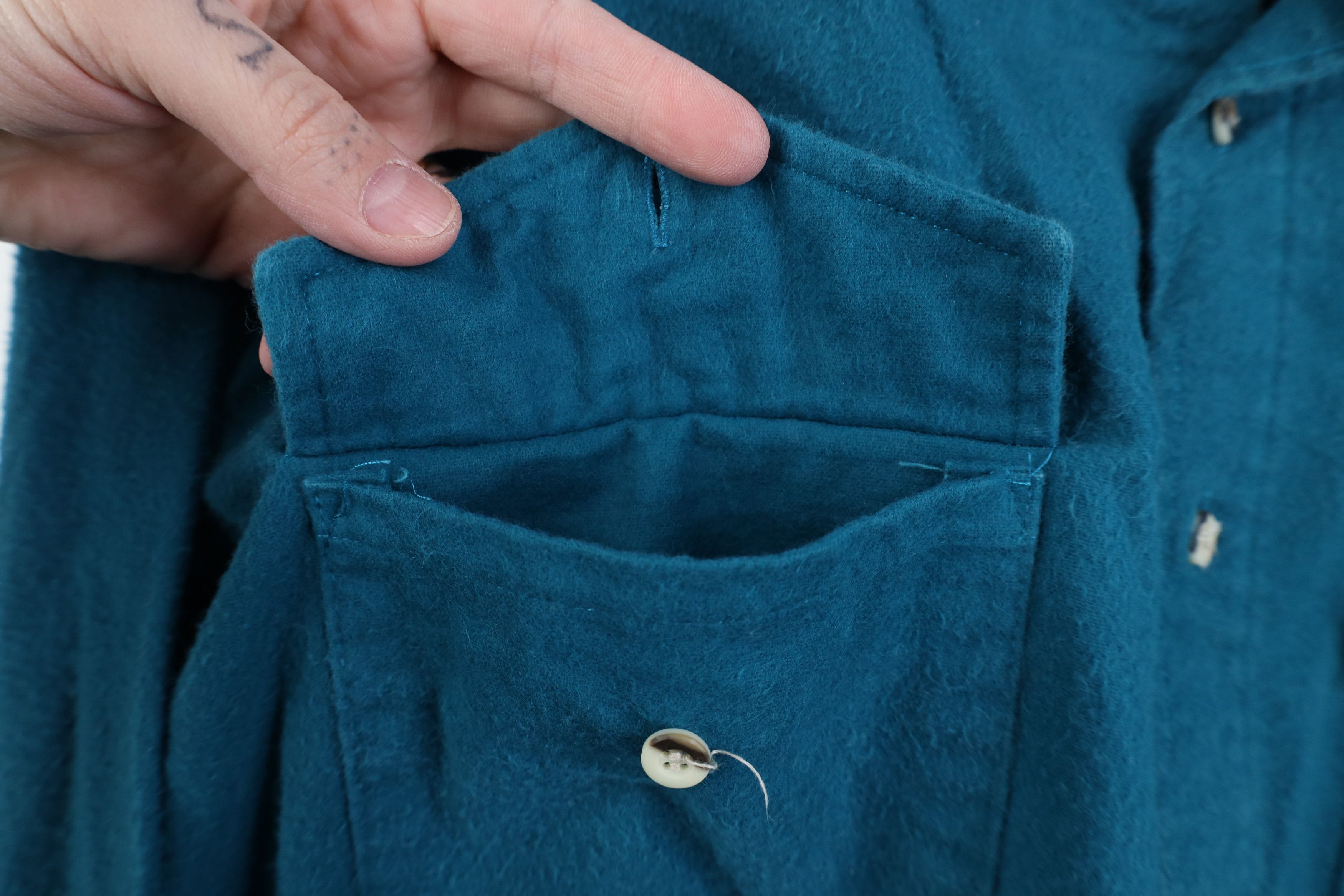 Vintage Vintage 90s Streetwear Cloth Collared Button Down Shirt Size US XXL / EU 58 / 5 - 5 Thumbnail