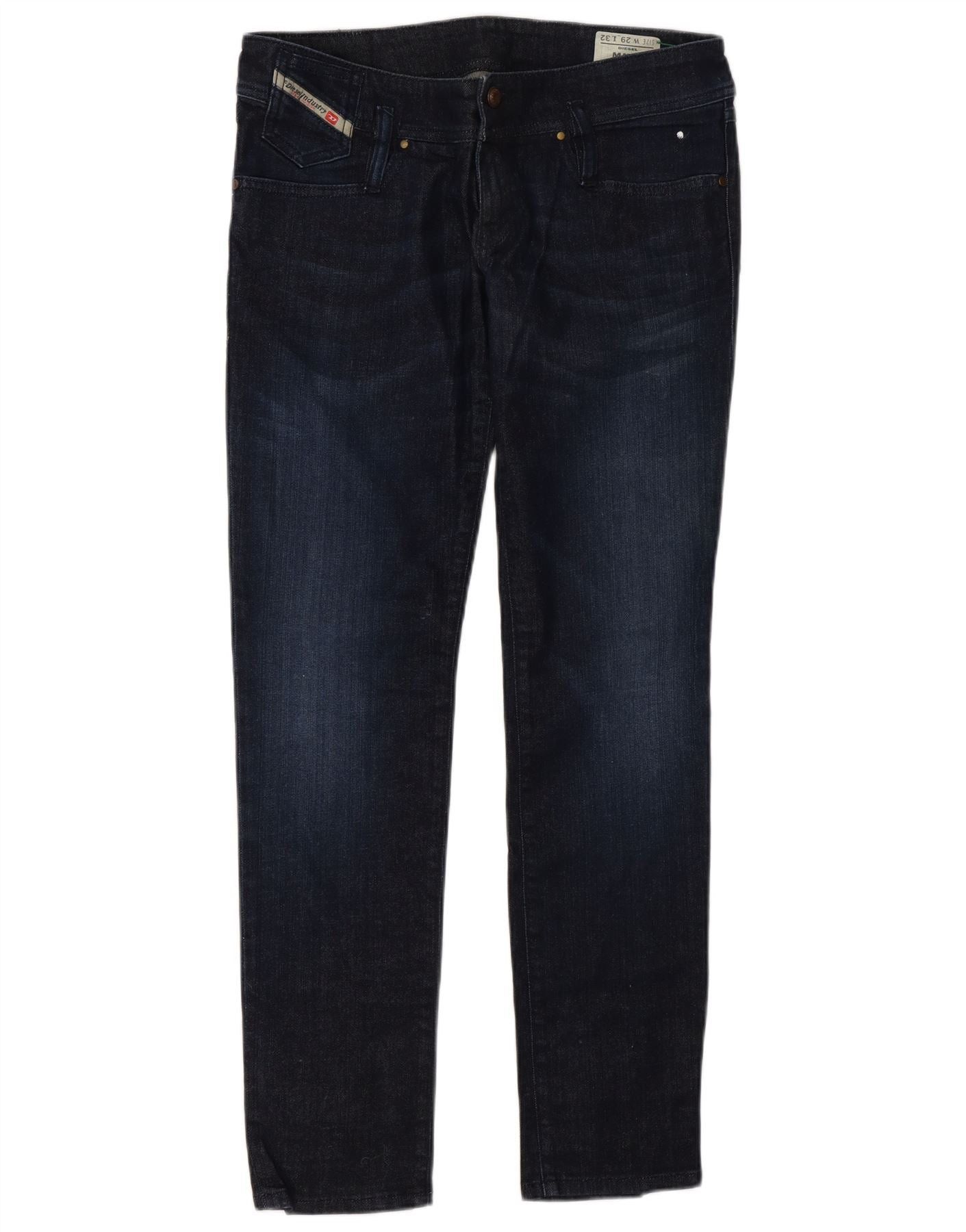 Diesel Womens Slim Jeans W29 L32 Navy Blue Cotton Size 42" / US 20 - 1 Thumbnail