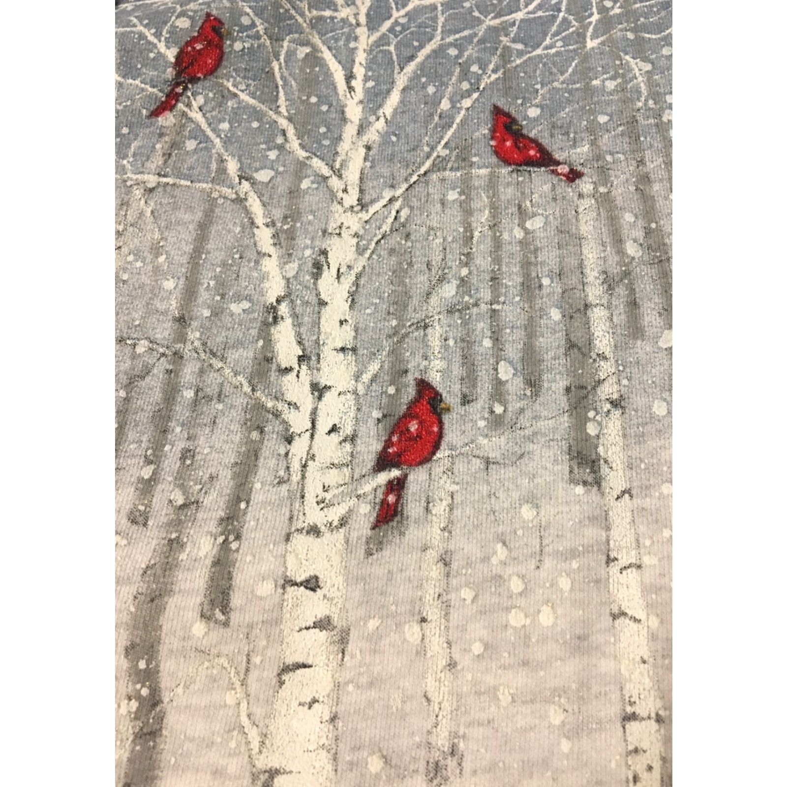 Vintage Vtg 80s Cardinal Birds All Over Print Sweatshirt M USA Cardigan Crew Neck Long Sleeve Gray Mens Holiday Outdoors AOP 80s USA Birds Brown? Size US M / EU 48-50 / 2 - 3 Thumbnail