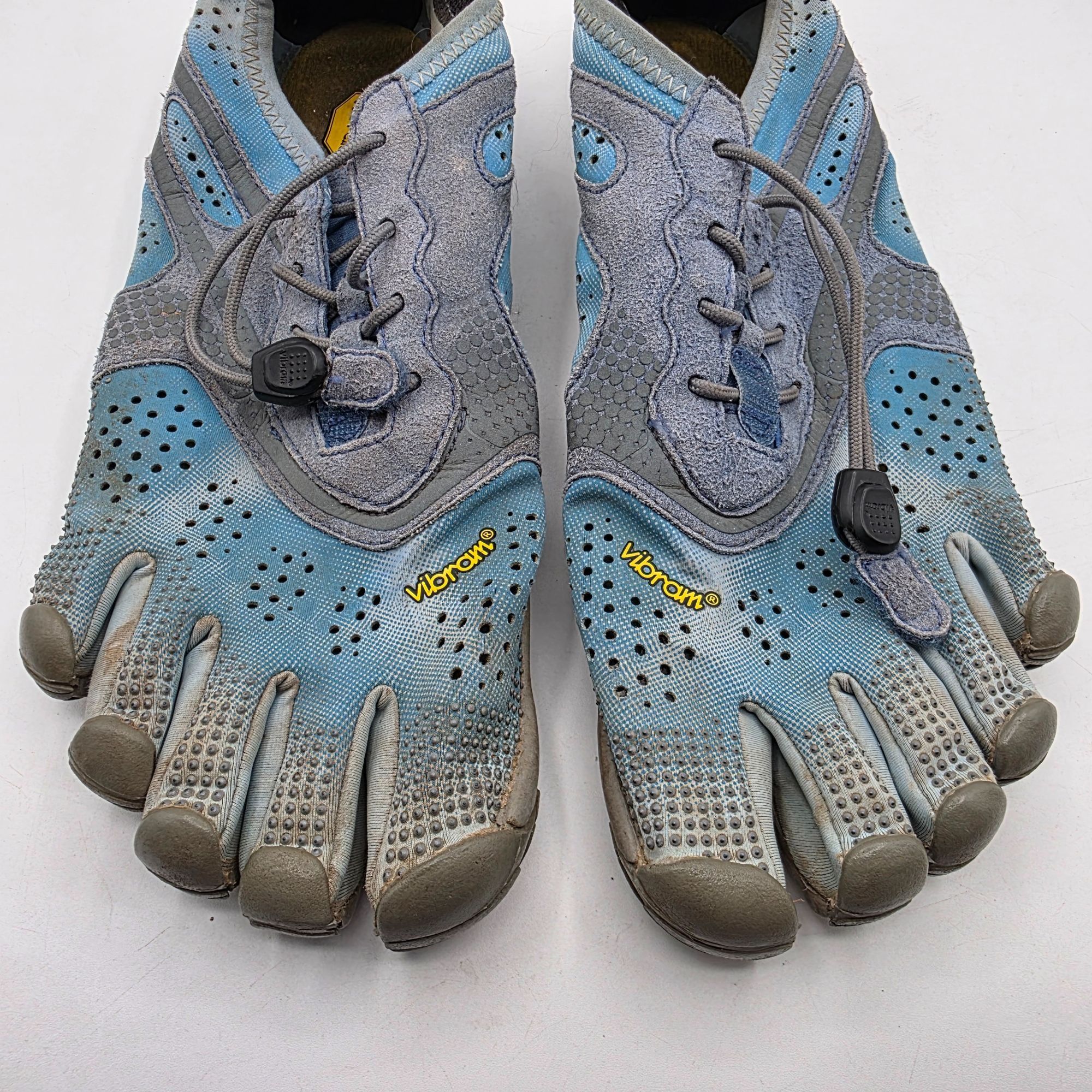 Vibram Vibram FiveFingers V-Run Womens Size 9 Blue Gray Minimalist Size US 9 / IT 39 - 10 Thumbnail
