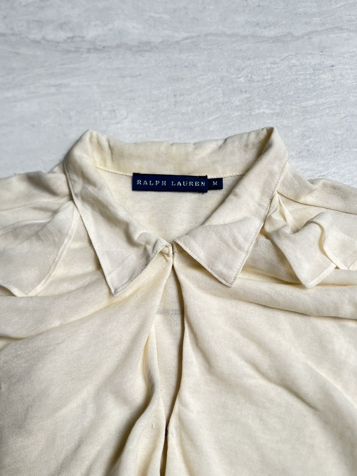 Ralph Lauren RALPH LAURENT Cream Shirt Size XS / US 0-2 / IT 36-38 - 5 Thumbnail