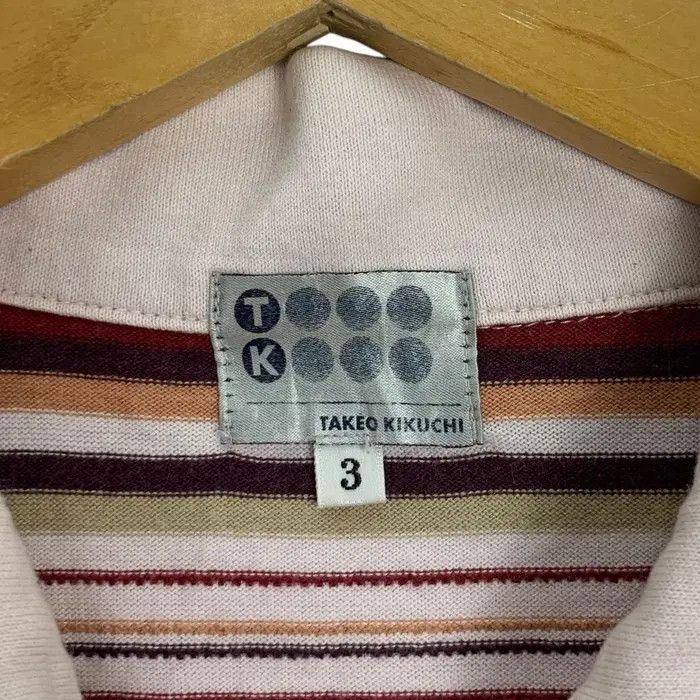 Takeo Kikuchi Vintage TAKEO KIKUCHI JAPAN Hawaii Striped Polo Tee Shirt Size US M / EU 48-50 / 2 - 6 Thumbnail