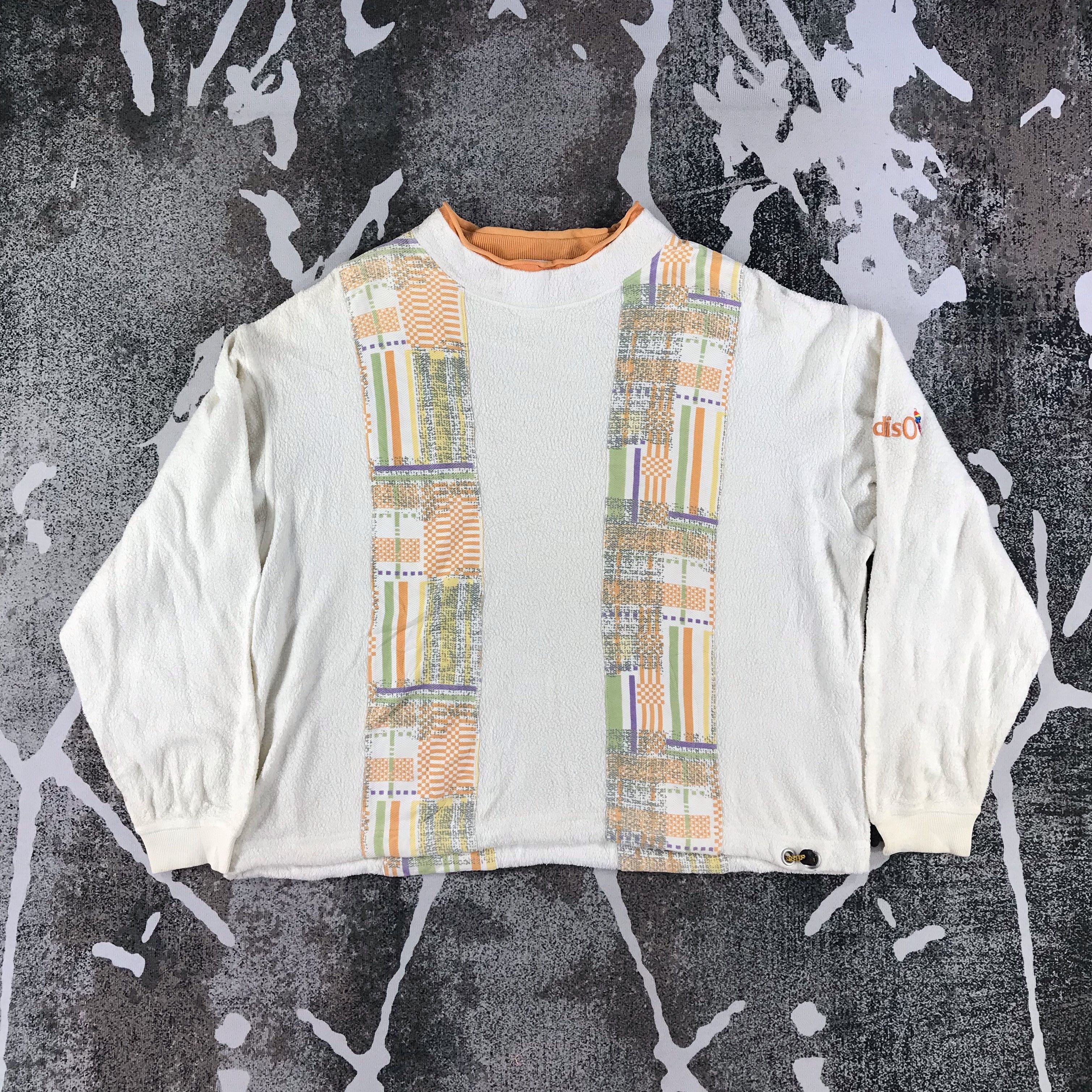 Vintage Vintage Paradisco Patchwork Sweatshirt F169 Size US M / EU 48-50 / 2 - 1 Thumbnail