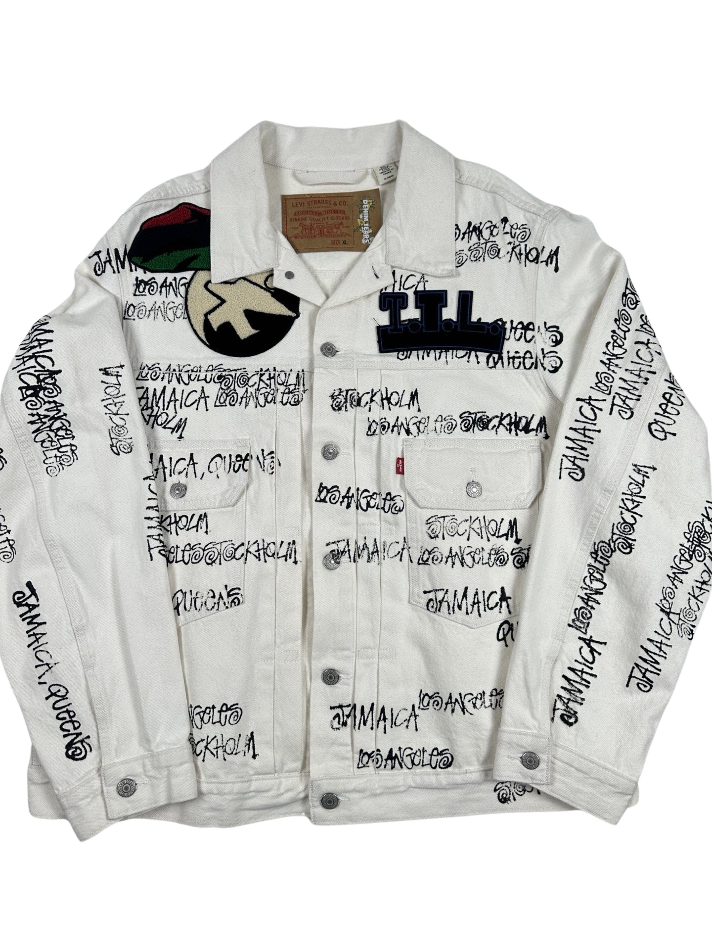 DENIM TEARS Denim Tears x Stussy x Levis Denim Jacket Size US XL / EU 56 / 4 - 2 Thumbnail