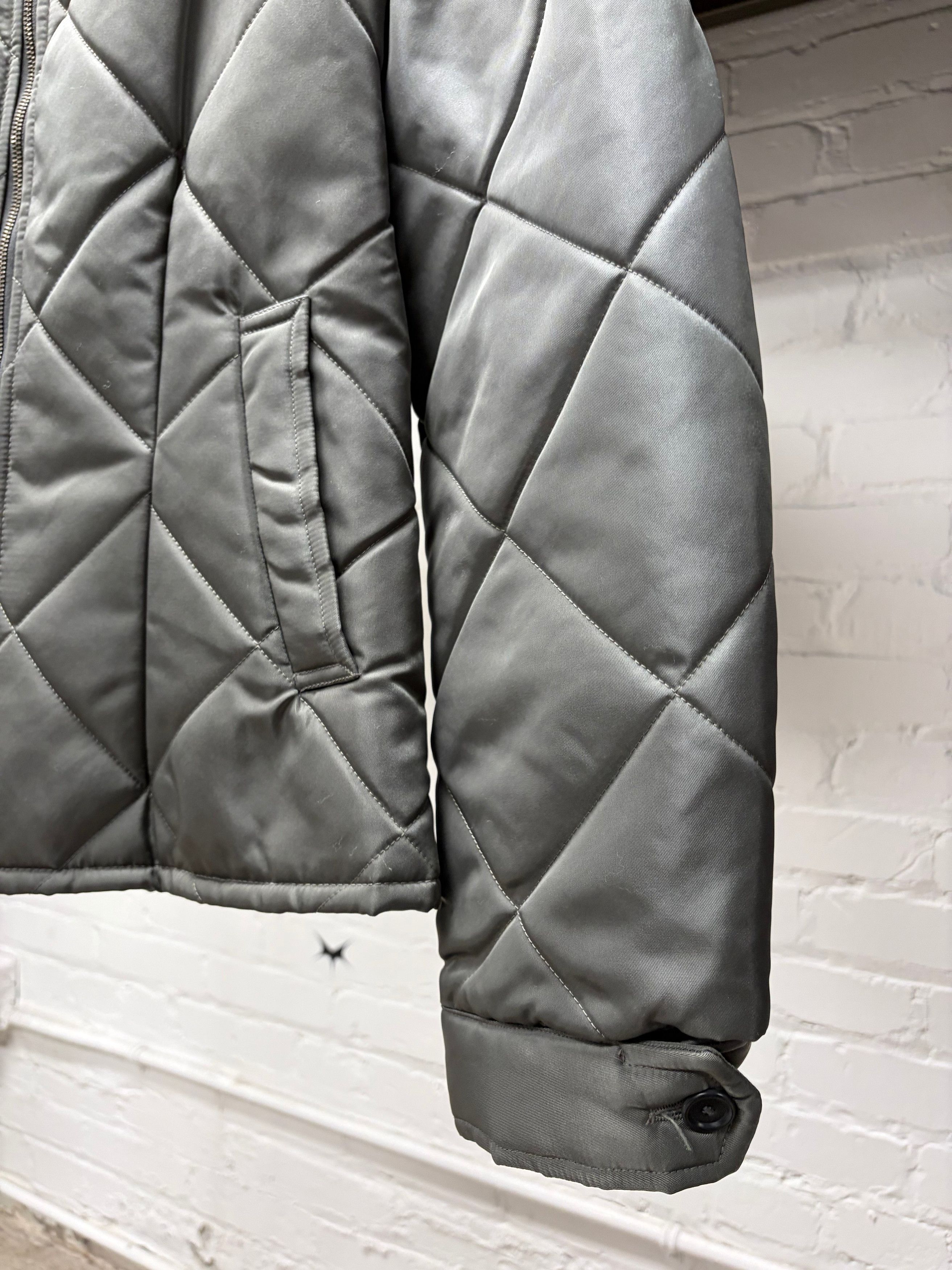 Dolce & Gabbana 2000s Dolce & Gabbana Military Inspired Quilted Zip-Up Jacket Size US M / EU 48-50 / 2 - 2 Thumbnail