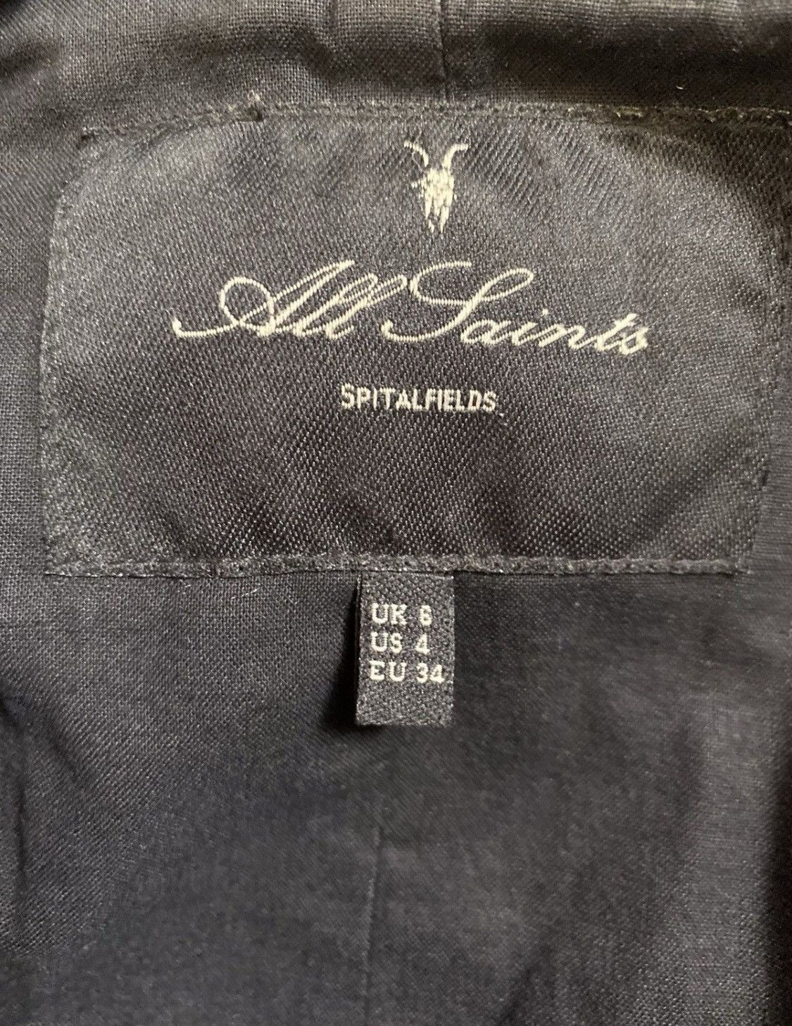 Allsaints Vintage Allsaints Leather Jacket Size XS / US 0-2 / IT 36-38 - 8 Thumbnail