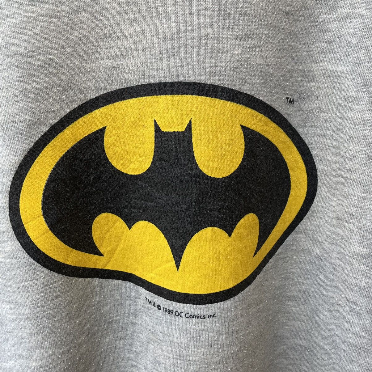 DC Comics 🔥Vintage 1989 DC Comics Batman OG Logo Boxy Crop Sweatshirts Size US M / EU 48-50 / 2 - 6 Thumbnail