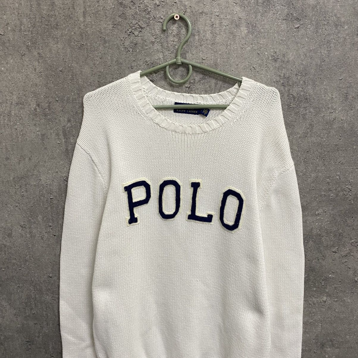 Polo Ralph Lauren Polo Ralph Lauren Vintage Sweater Big Logo Knit Sweatshirt Size US S / EU 44-46 / 1 - 4 Thumbnail