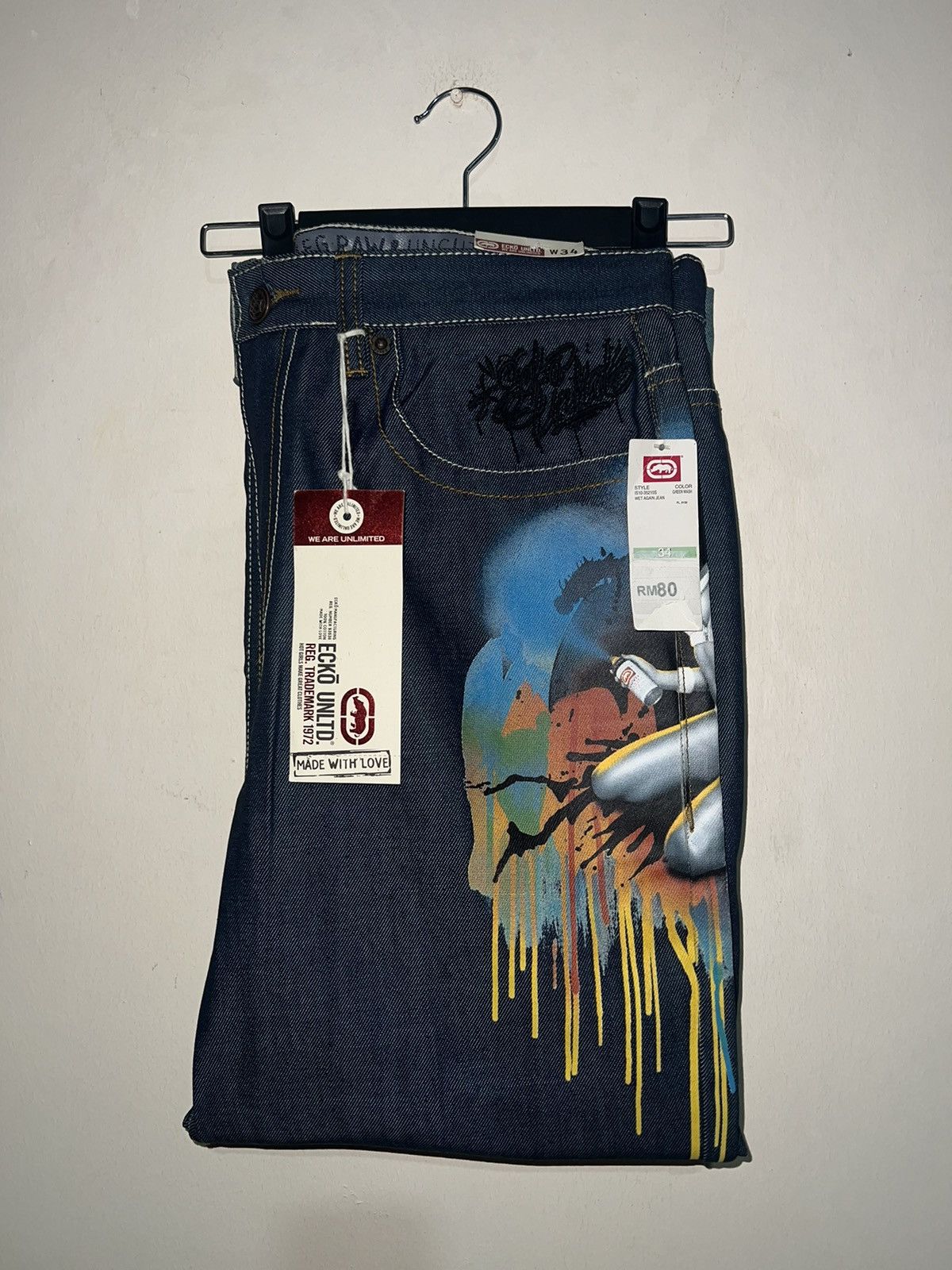 Ecko Unltd. × Vintage Vtg ECKO UNLTD RARE ITEM Size US 34 / EU 50 - 3 Thumbnail