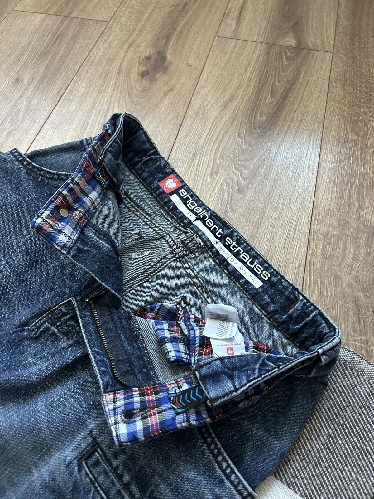 Vintage Engelbert Strauss Baggy worker multi-pocket jeans Size US 30 / EU 46 - 5 Thumbnail
