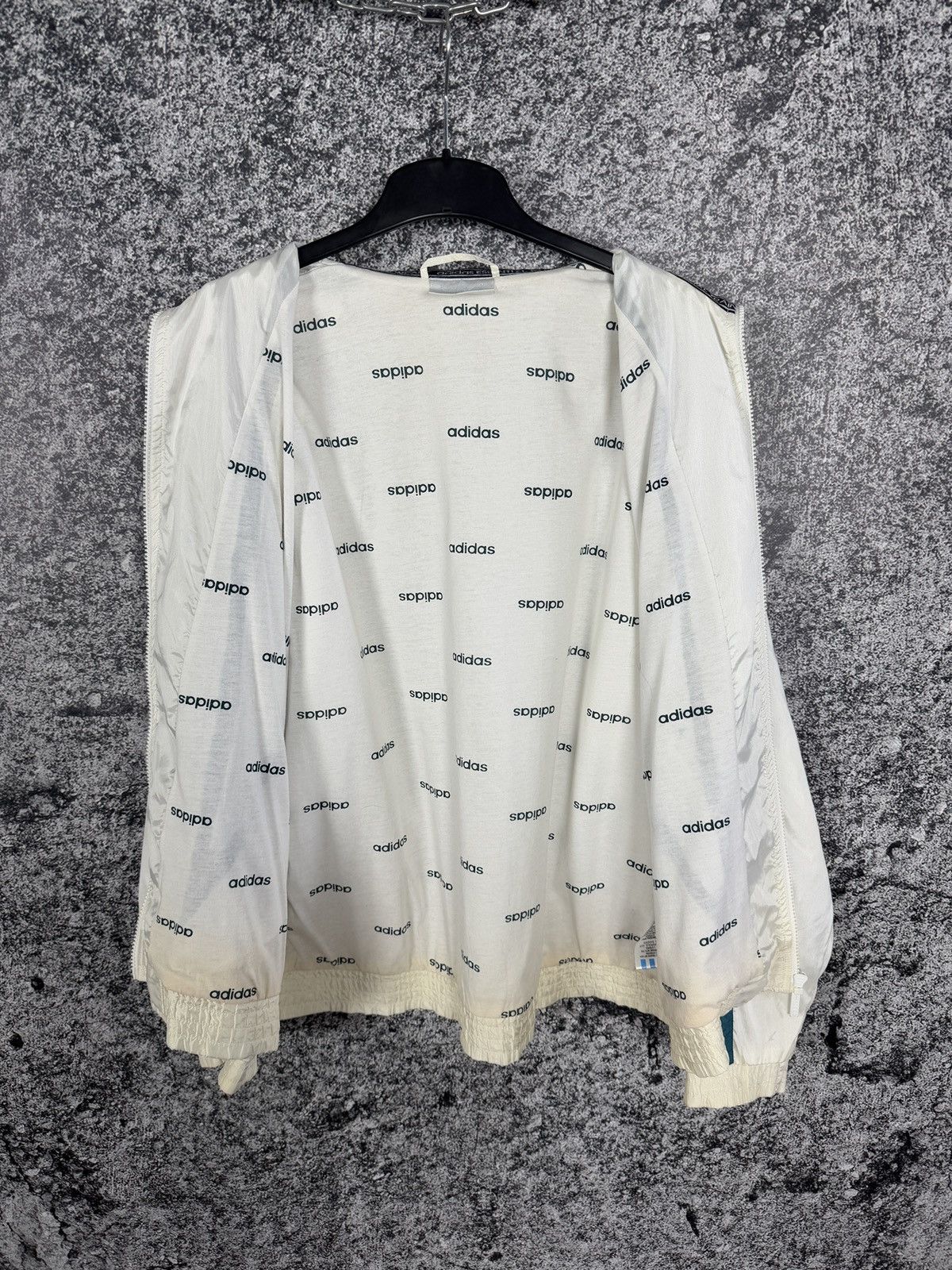 Adidas Men’s Adidas Vintage 90s Nylon Track Jacket Retro Y2K Size M Size US M / EU 48-50 / 2 - 8 Thumbnail