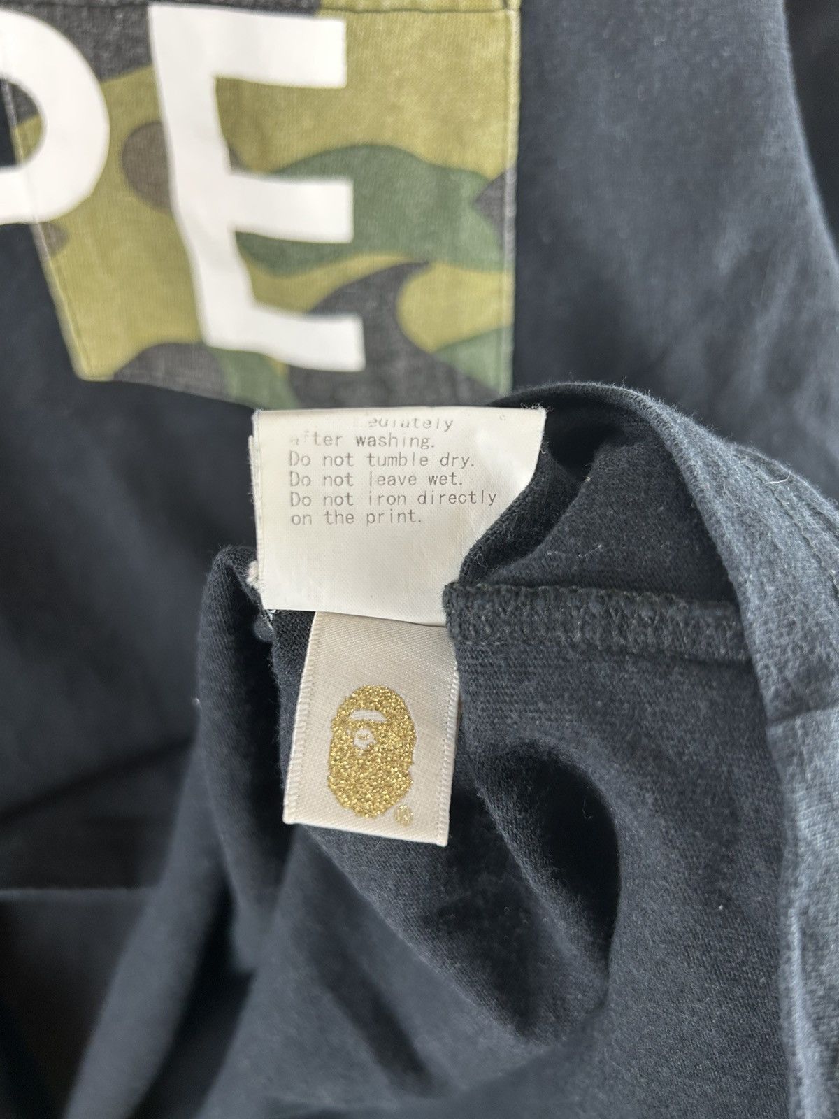 Bape Bape Logo 1st Camo Pocket T-shirt Size US L / EU 52-54 / 3 - 7 Thumbnail