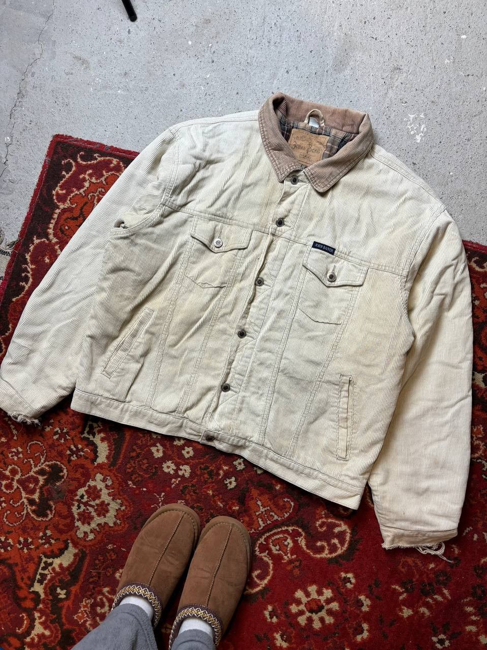 Japanese Brand Vintage Y2K John Baner Velvet Fadede Active Style Jackets Size US L / EU 52-54 / 3 - 2 Thumbnail