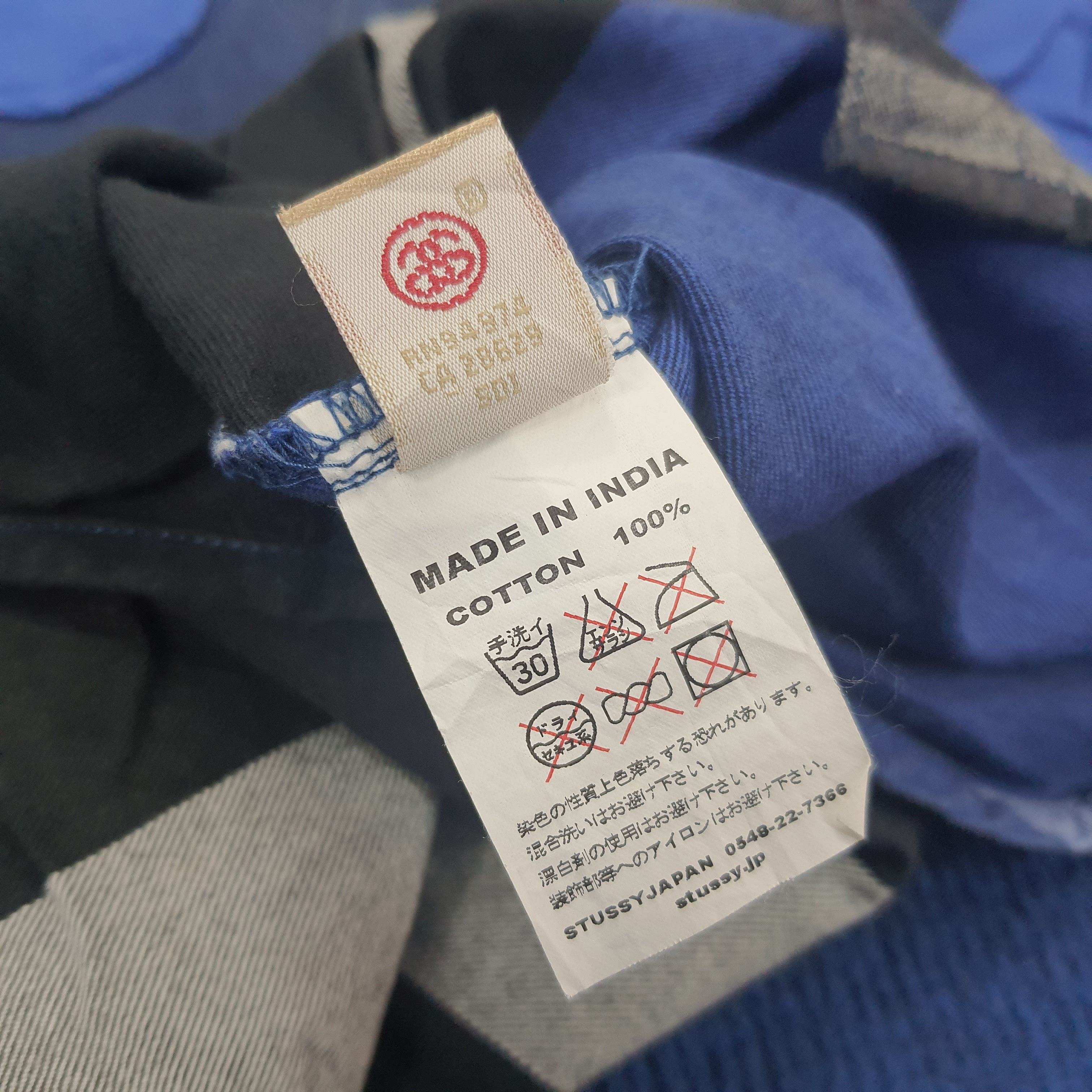 Stussy × Vintage Vintage Stussy Custom Logo Button Shirt Size US M / EU 48-50 / 2 - 8 Thumbnail