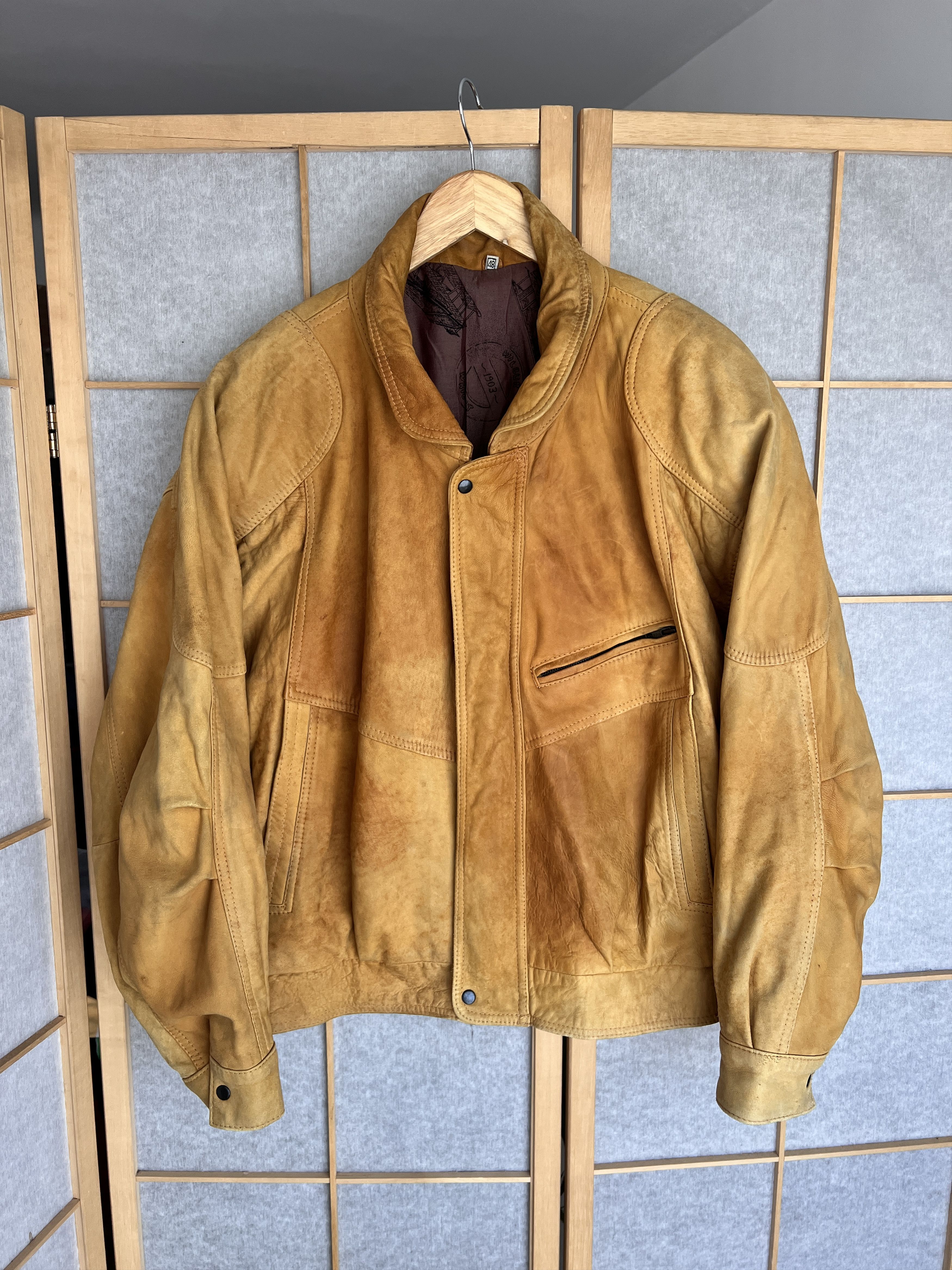 If Six Was Nine Vintage avant garde bomber leather jacket Vetements LGB vibe Size US M / EU 48-50 / 2 - 17 Thumbnail