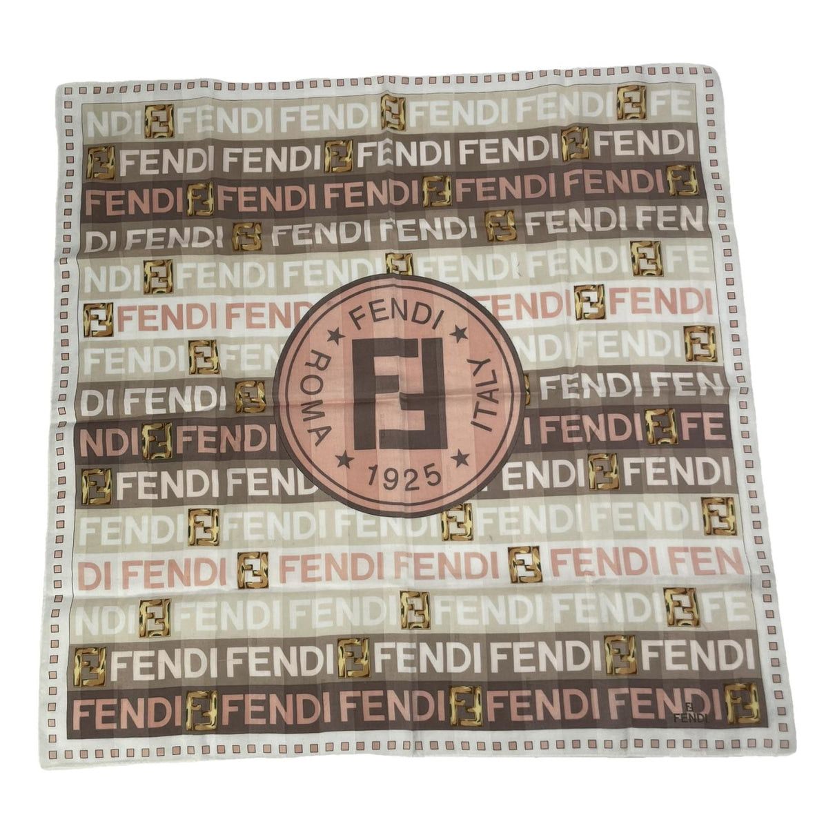 Fendi Multicolour Silk Scarf Size ONE SIZE - 1 Thumbnail