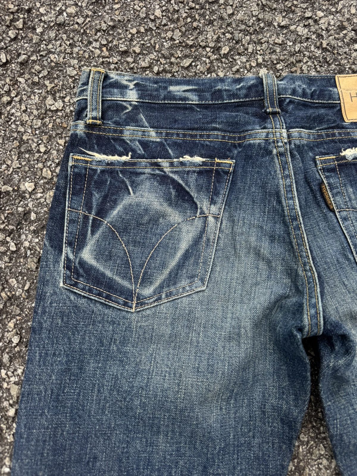 Hysteric Glamour HYSTERIC GLAMOUR JAPAN STUDDED UNISEX STYLE DISTRESSED JEANS Size US 29 - 13 Thumbnail
